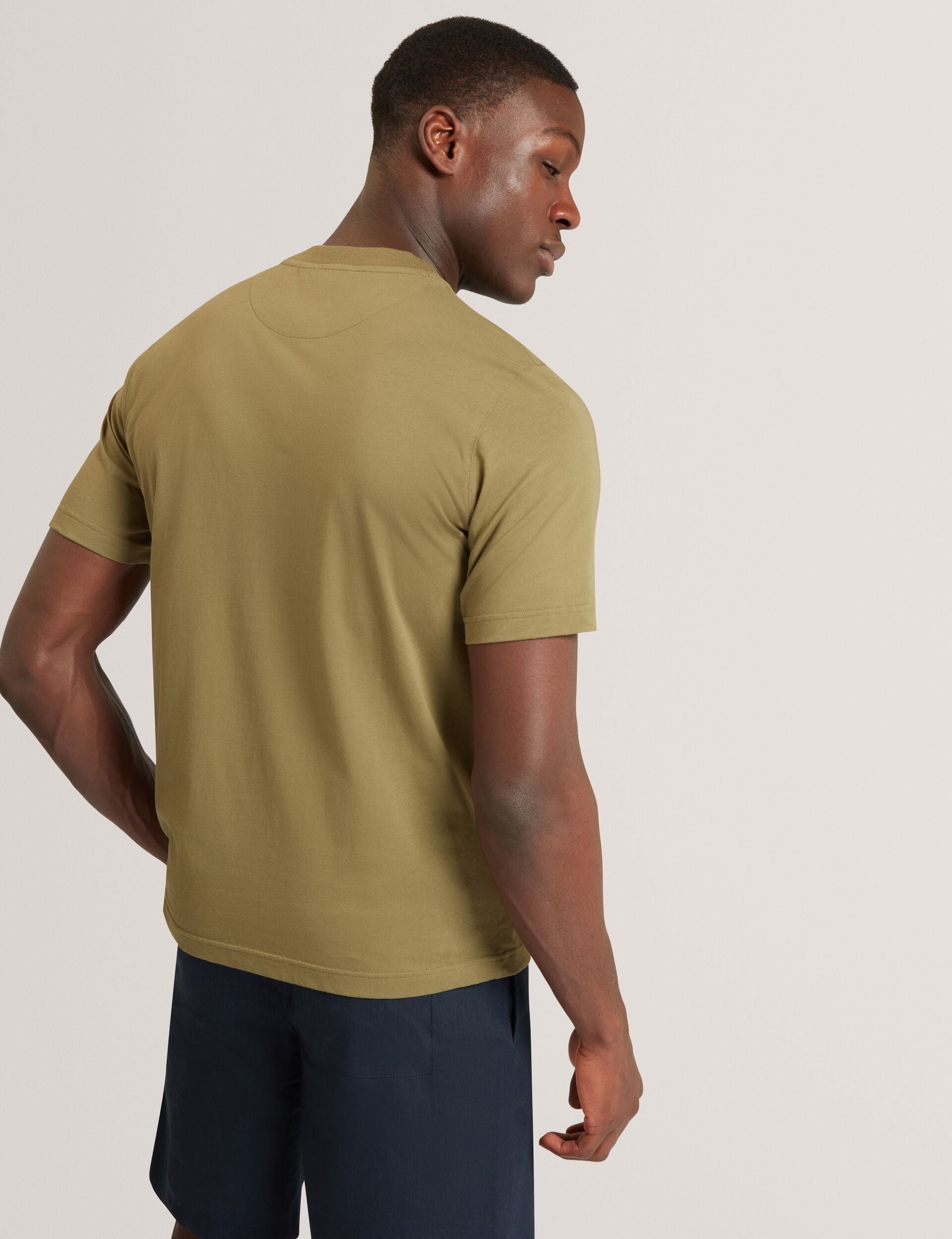 Ted Baker Mccourt Tile Graphic Cotton Crew Neck Tshirt