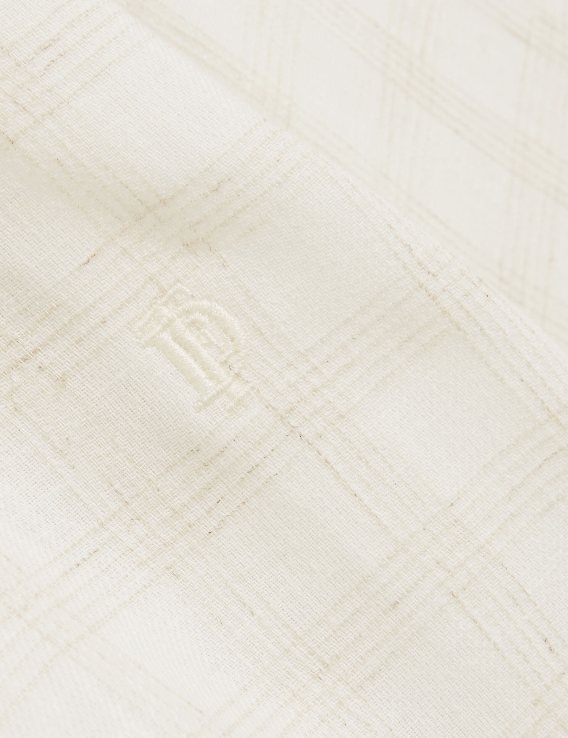 Ted Baker Andrey Relaxed Marl Check Long Sleeve Shirt