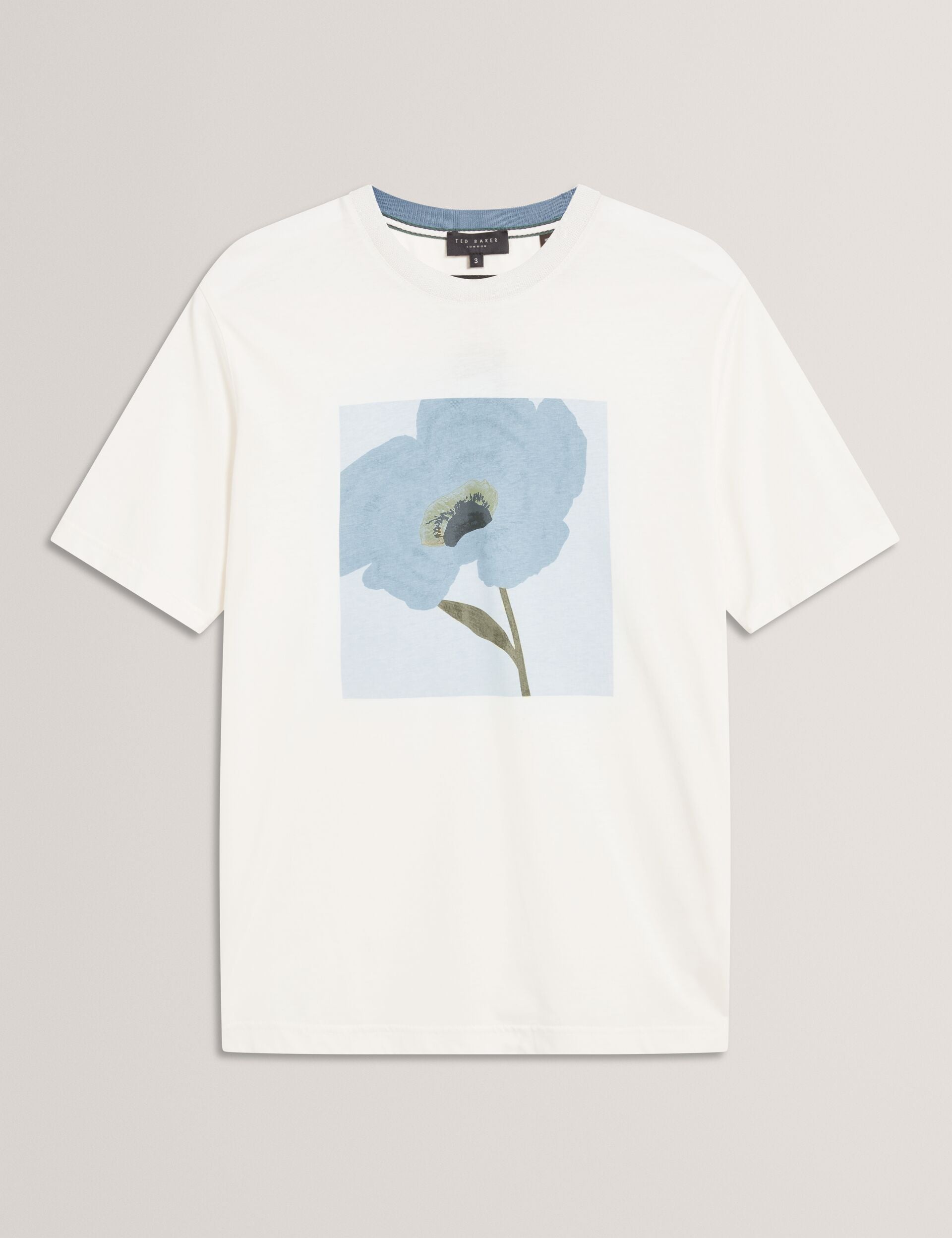 Ted Baker Crawley Floral Box Graphic Cotton Tshirt