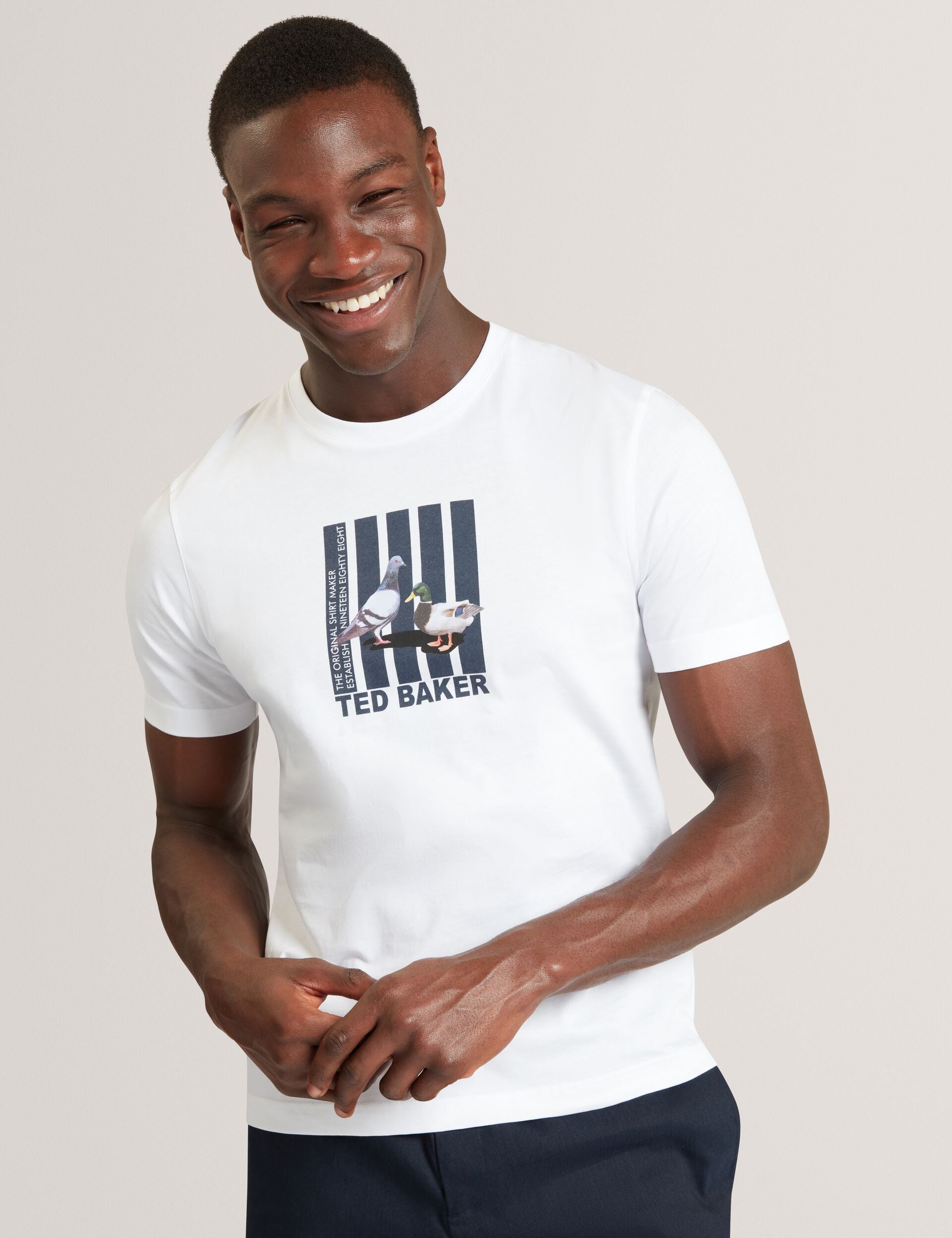 Ted Baker Waitte Heritage Bird Graphic Crew Neck Tshirt