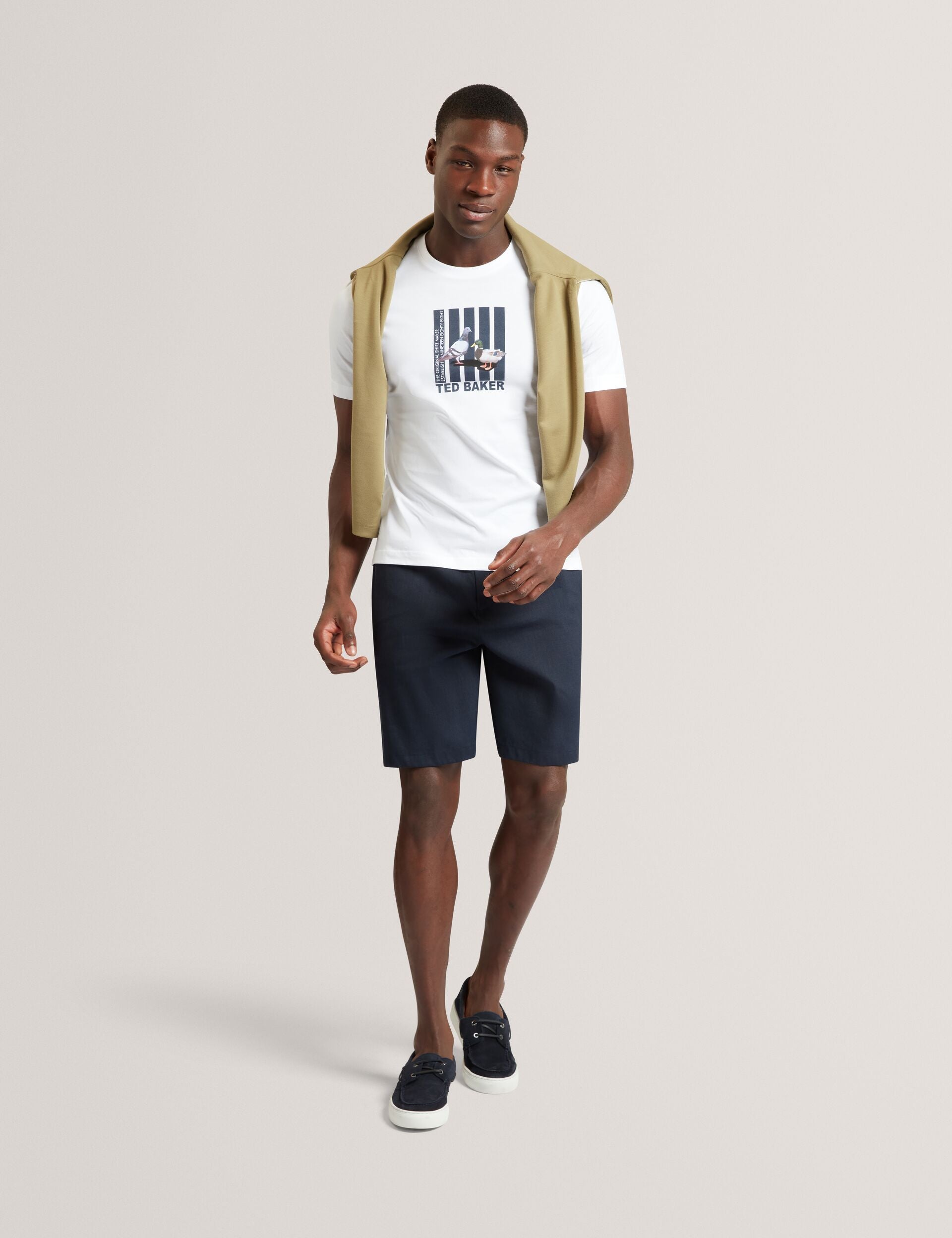 Ted Baker Waitte Heritage Bird Graphic Crew Neck Tshirt