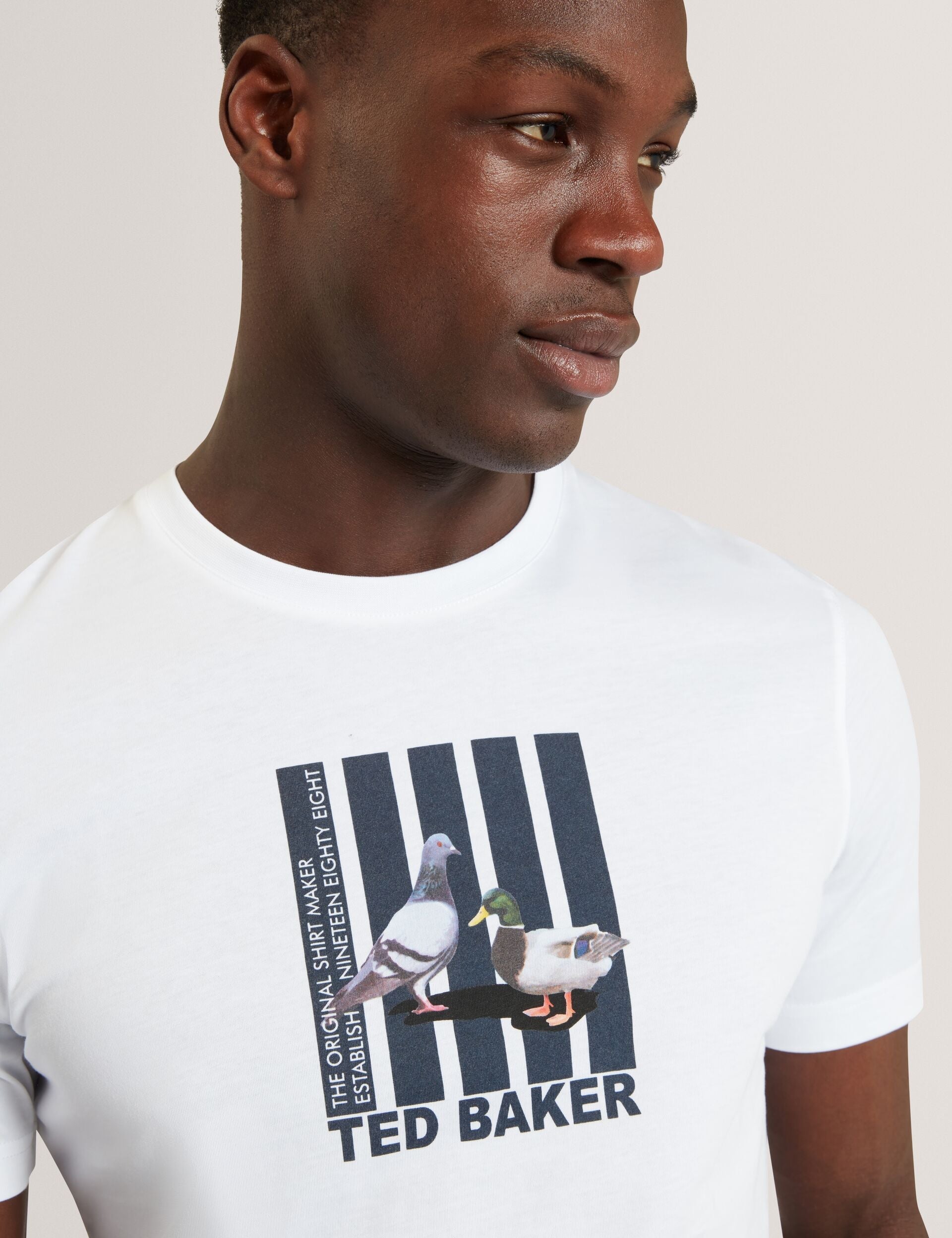 Ted Baker Waitte Heritage Bird Graphic Crew Neck Tshirt