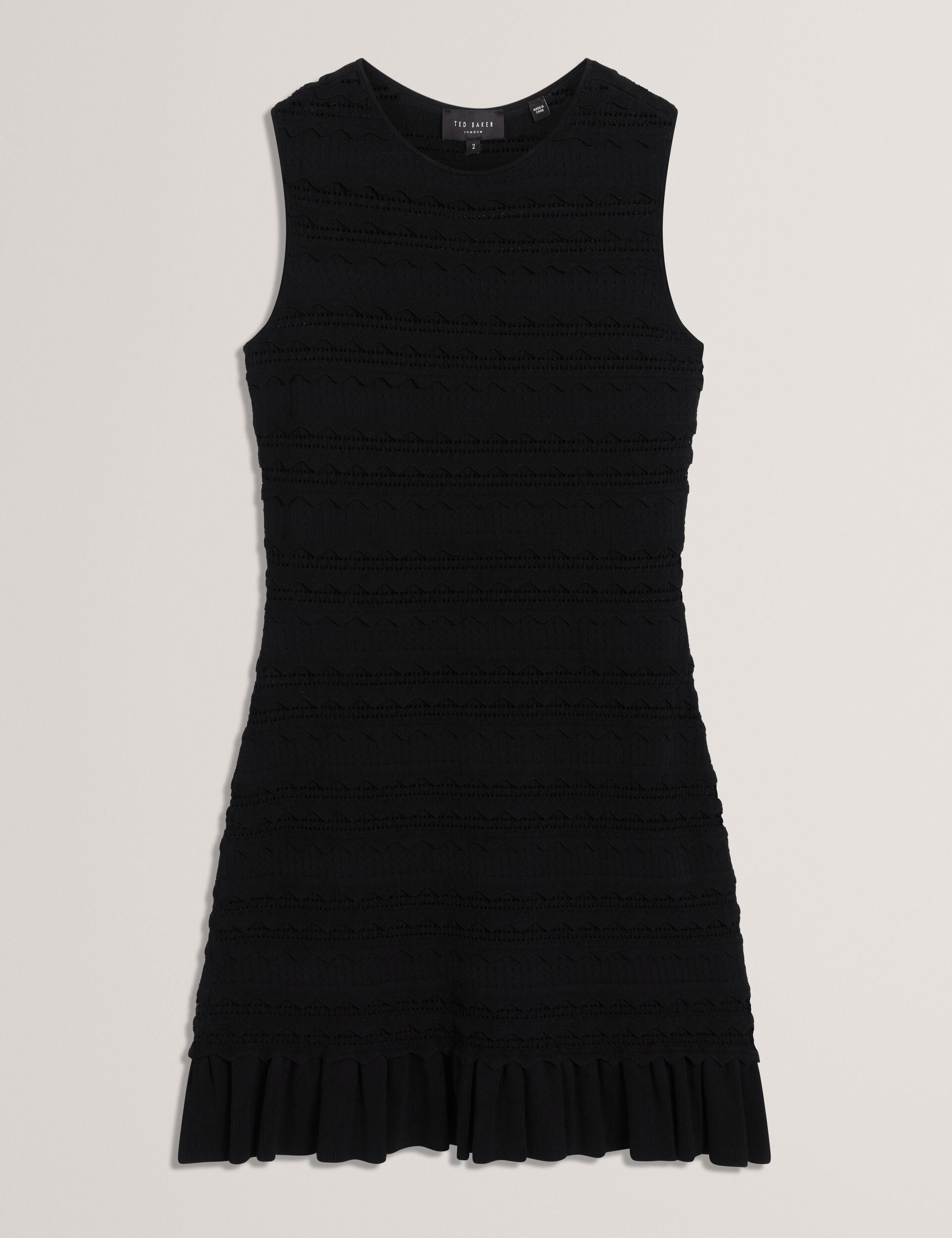 Ted Baker Avela Scallop Detail Flippy Bodycon Mini Dress Women's