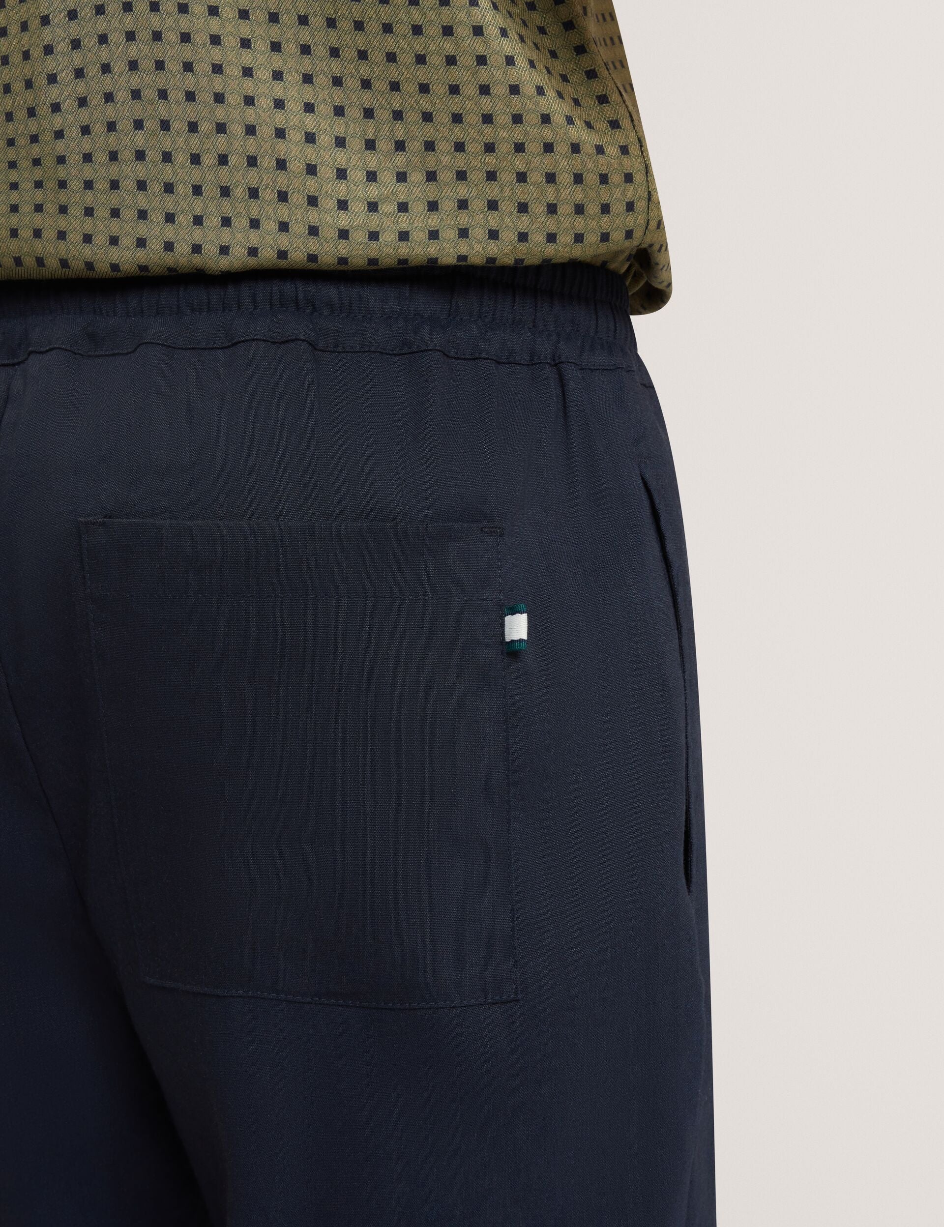 Ted Baker Culverr Relaxed Linen Blend Elasticated Trousers