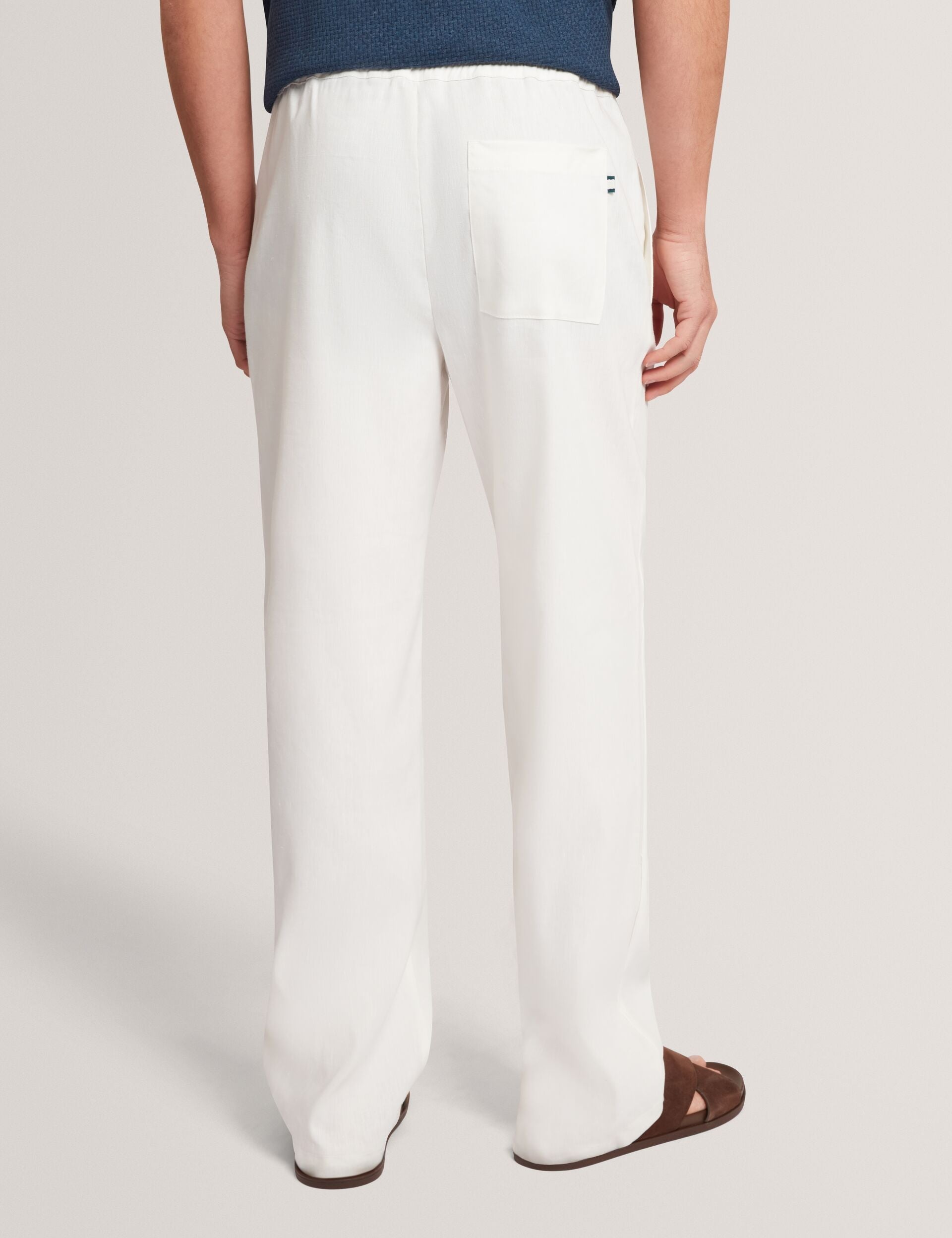 Ted Baker Culverr Relaxed Linen Blend Elasticated Trousers