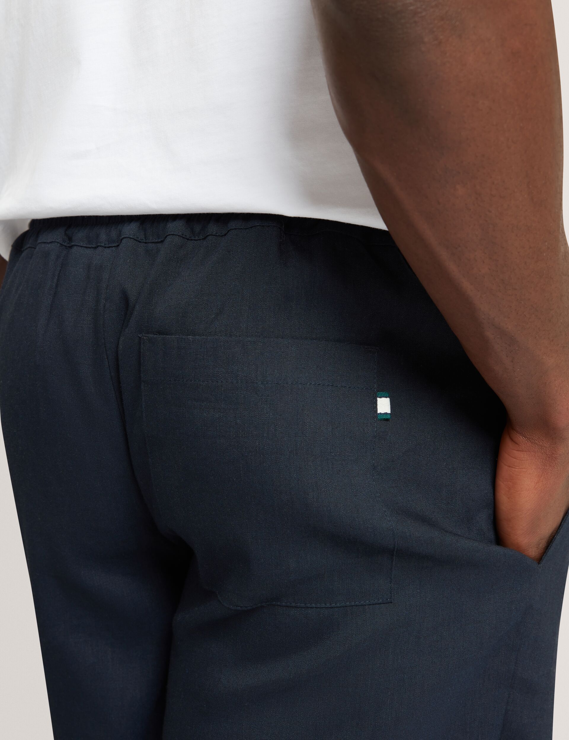 Ted Baker Culves Relaxed Linen Blend Elasticated Shorts
