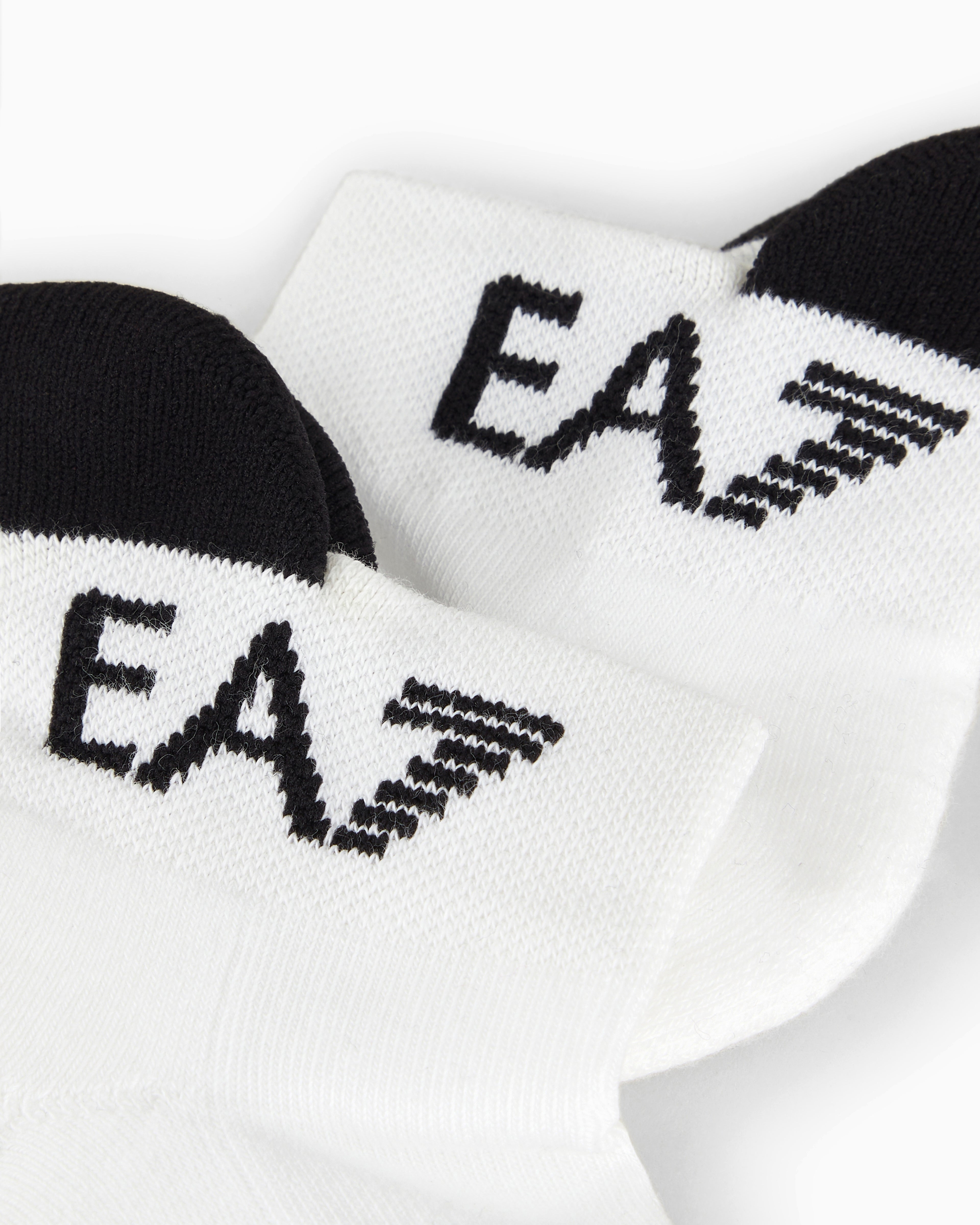 EA7 Tennis Pro cotton-blend ankle socks