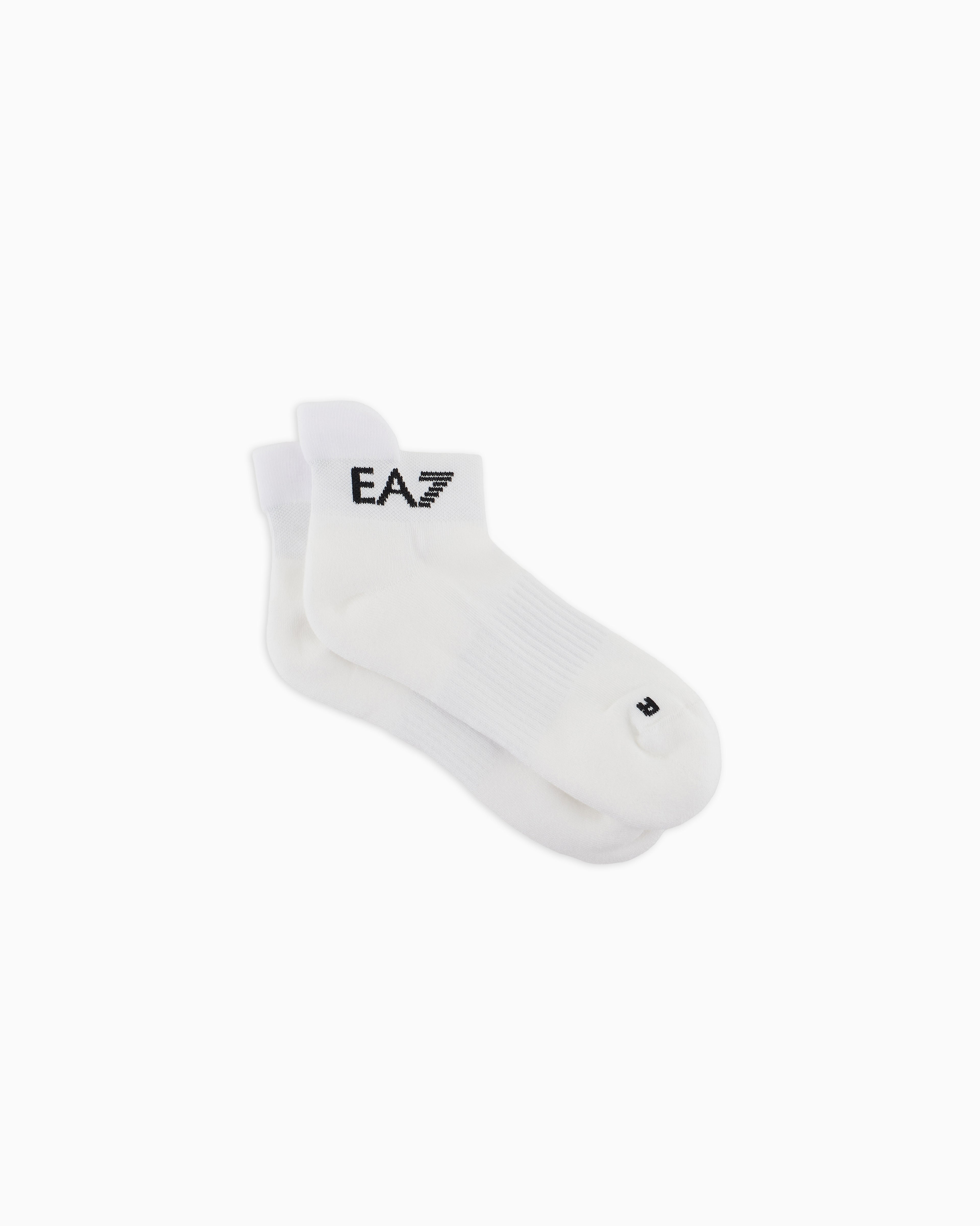 EA7 Tennis Pro cotton-blend ankle socks