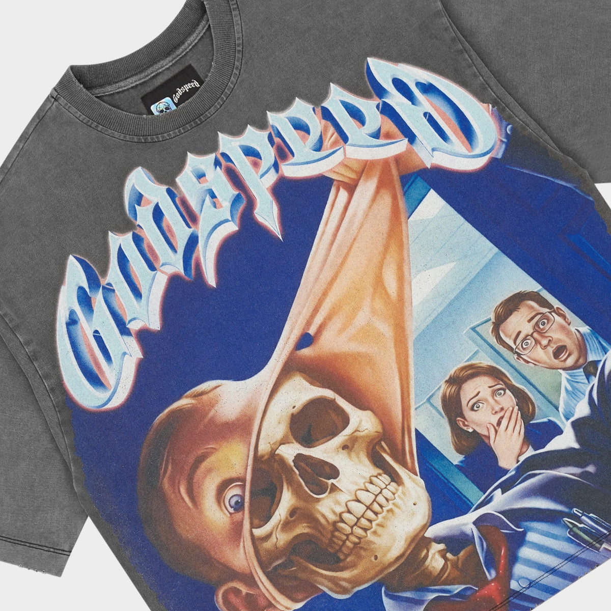Godspeed Mask Off T-Shirt (Grey Wash)