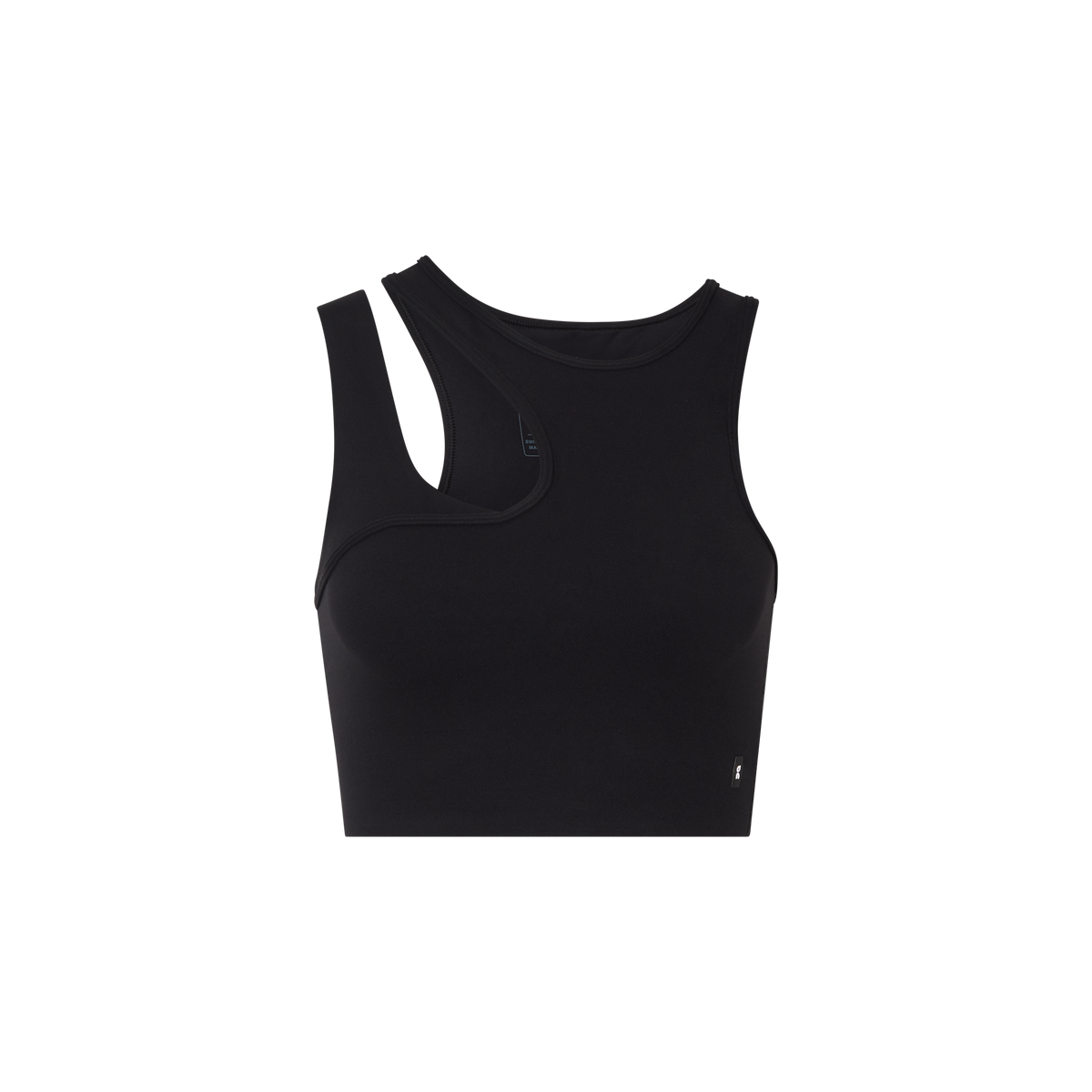 On Studio Asymmetric Crop Black (Women'S)