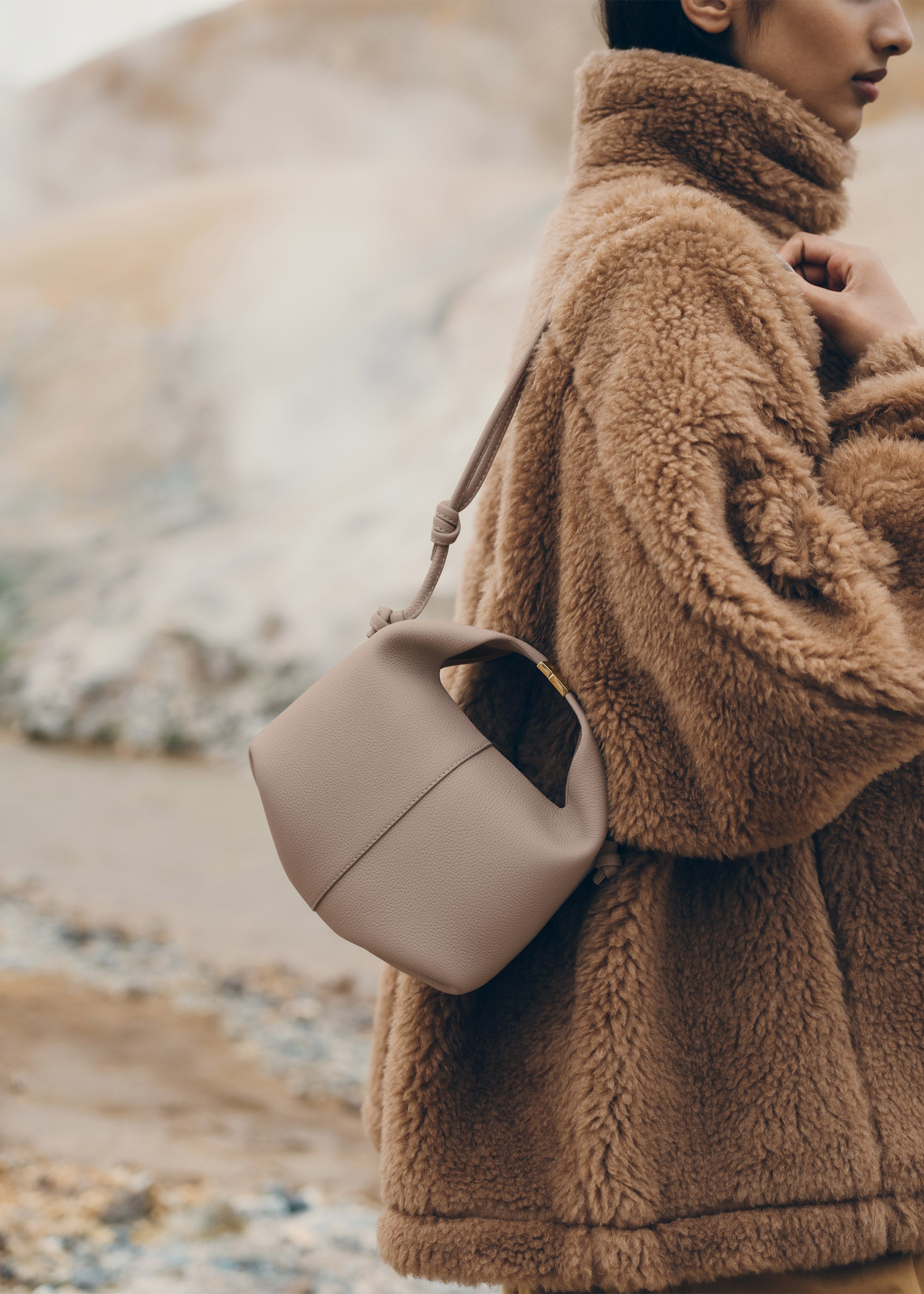 Polene Beri Textured Taupe