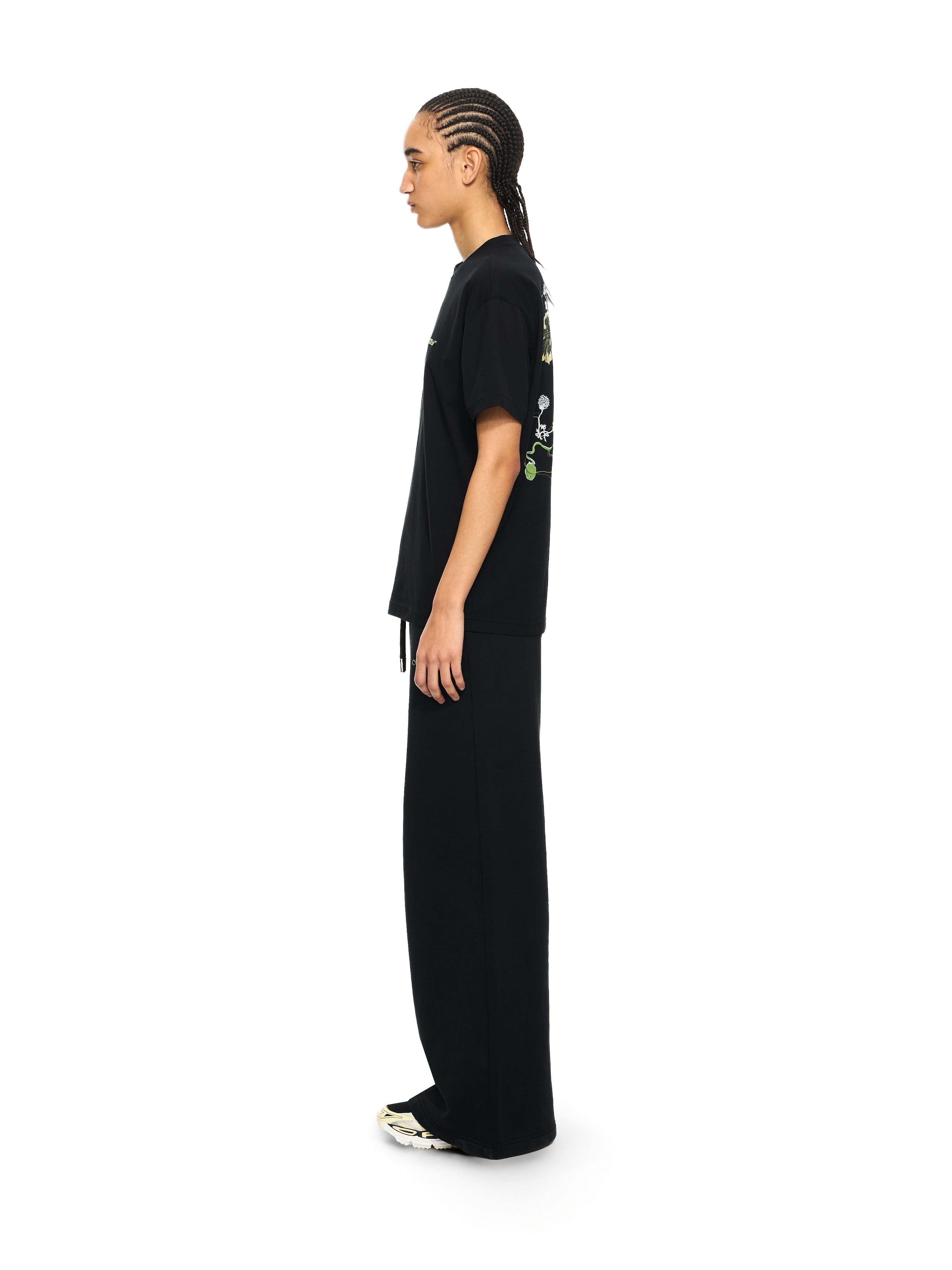 Off-White Arrow Leaves Tshirt Black