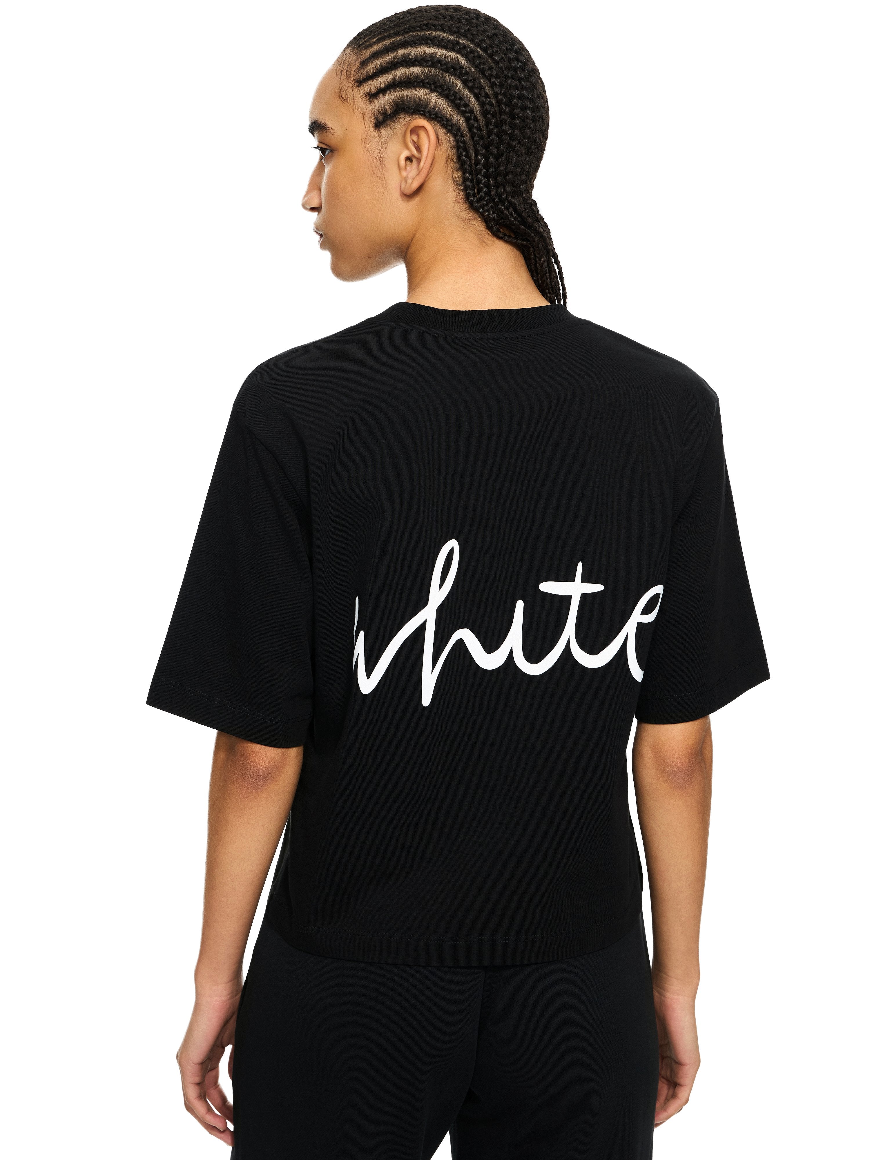 Off-White Shared Logo Boxy Tshirt Black