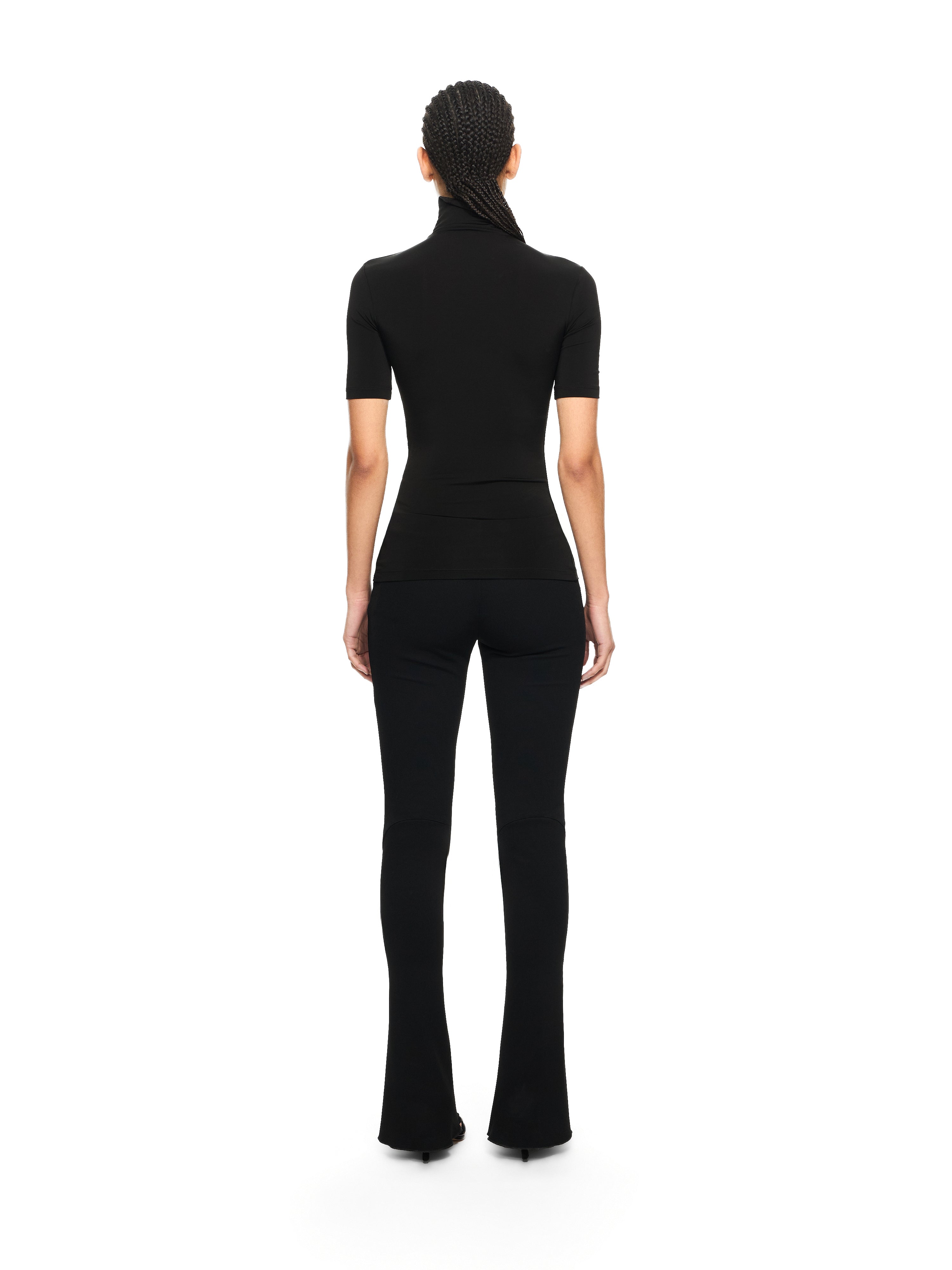 Off-White Off Stamp Second Skin Turtleneck Tshirt Black