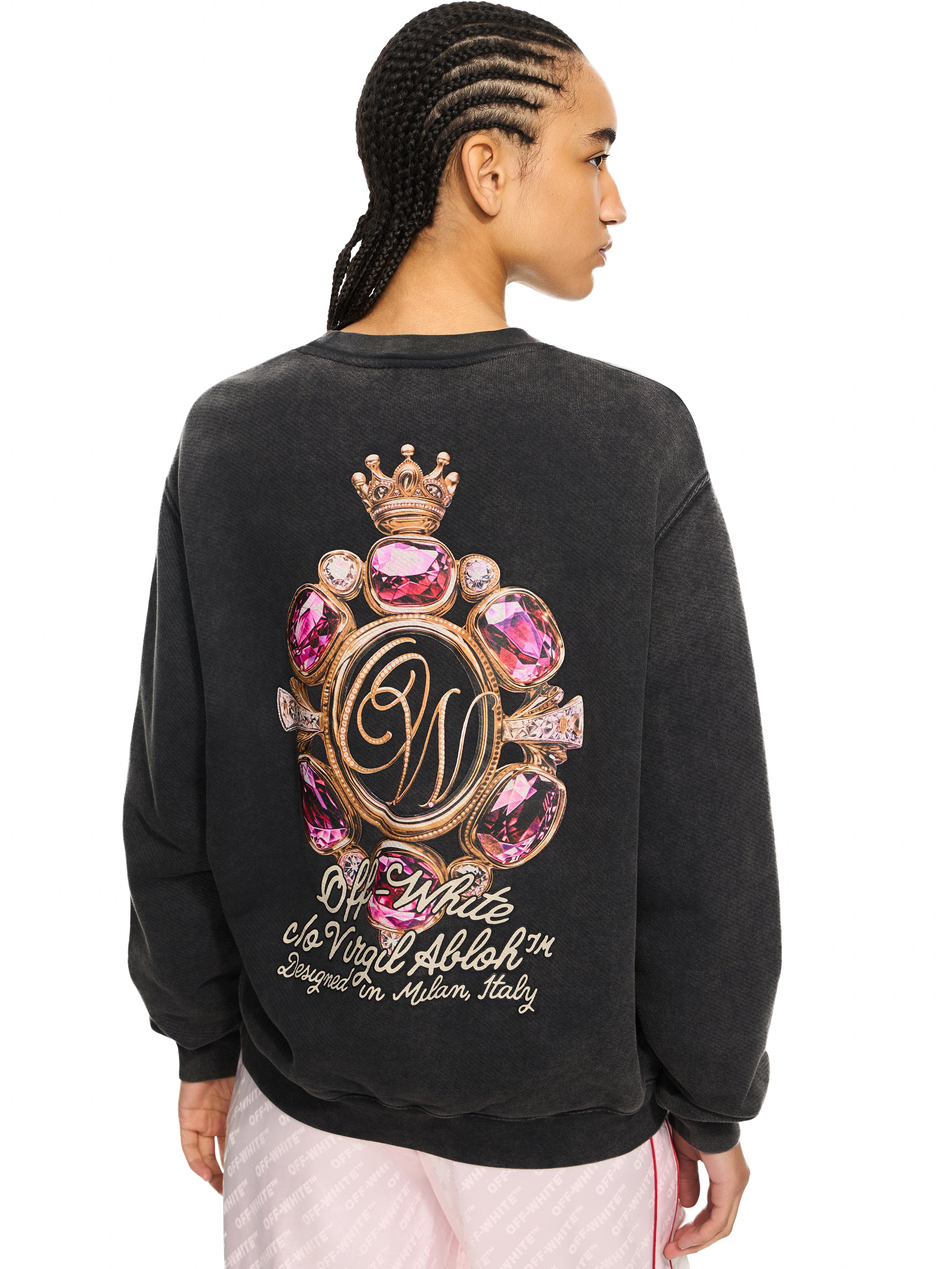 Off-White Royal Jewels Sweatshirt Black