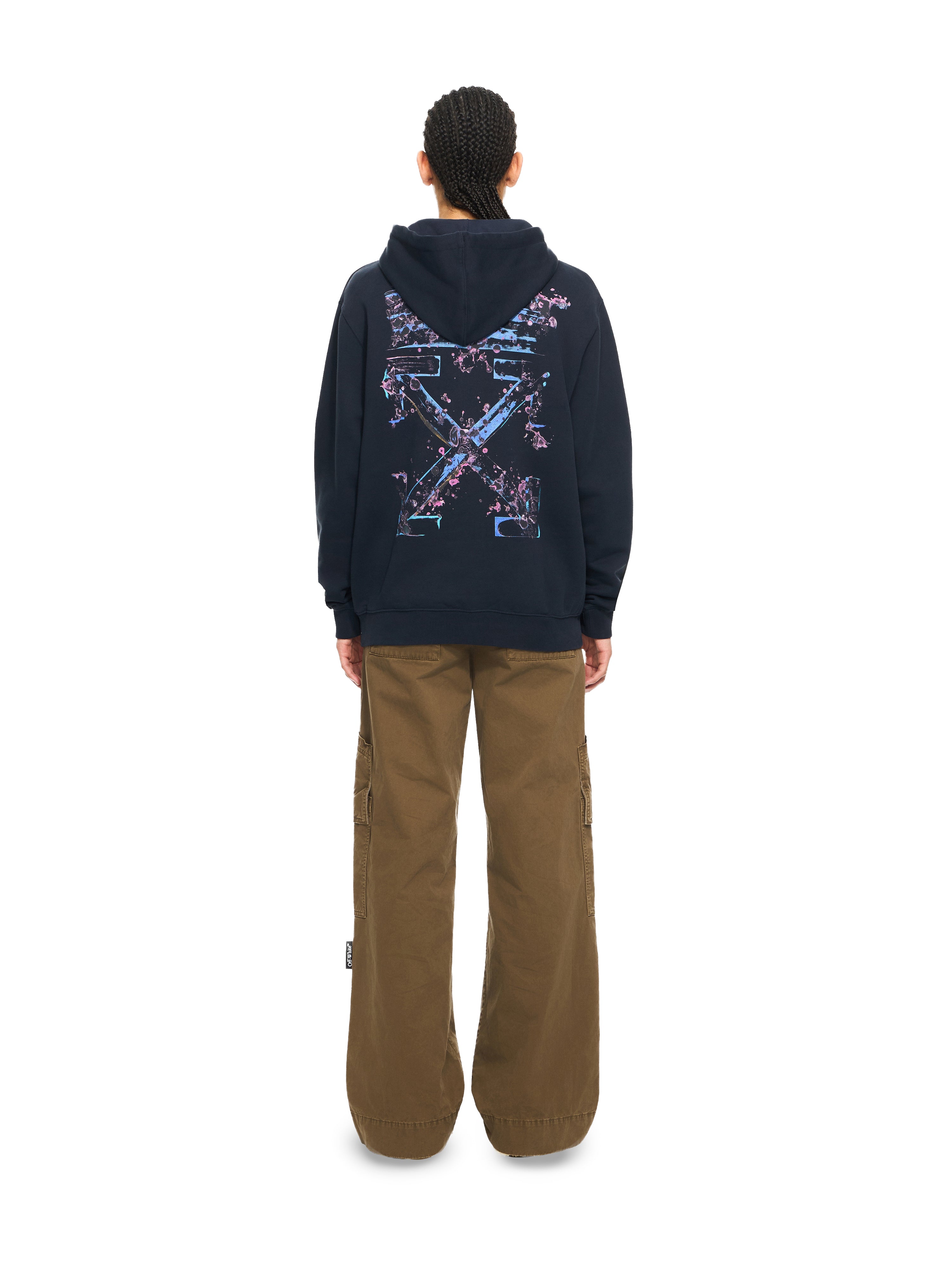 Off-White Dripped Watercolor Arrow Hoodie