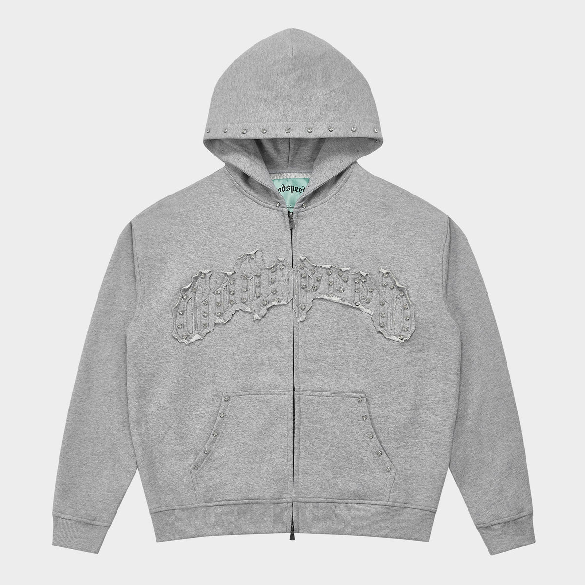 Godspeed Symmetric Studded Sweatsuit V2 (Heather Grey Vvs)