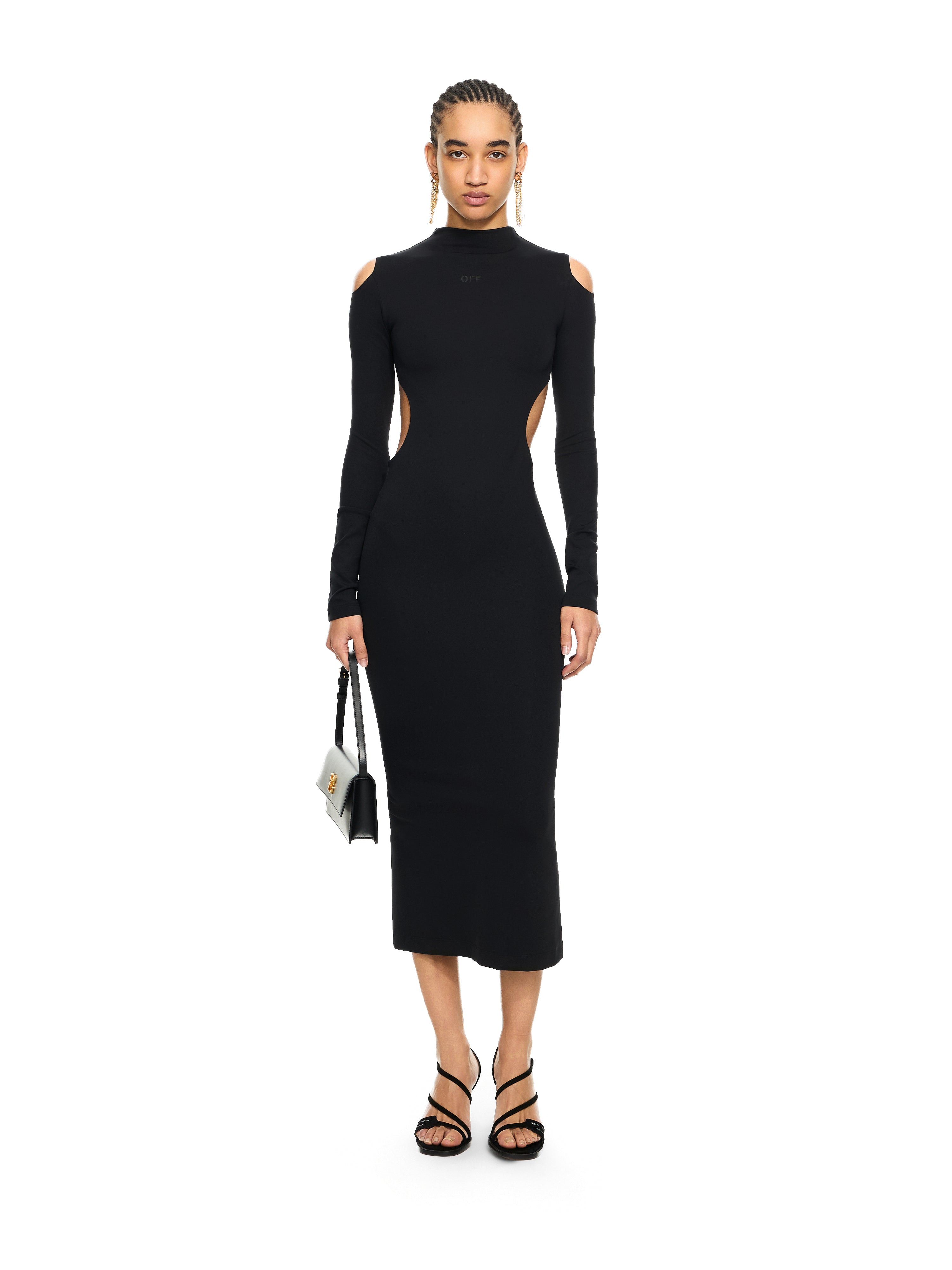 Off-White Sleek Meteor Dress Black