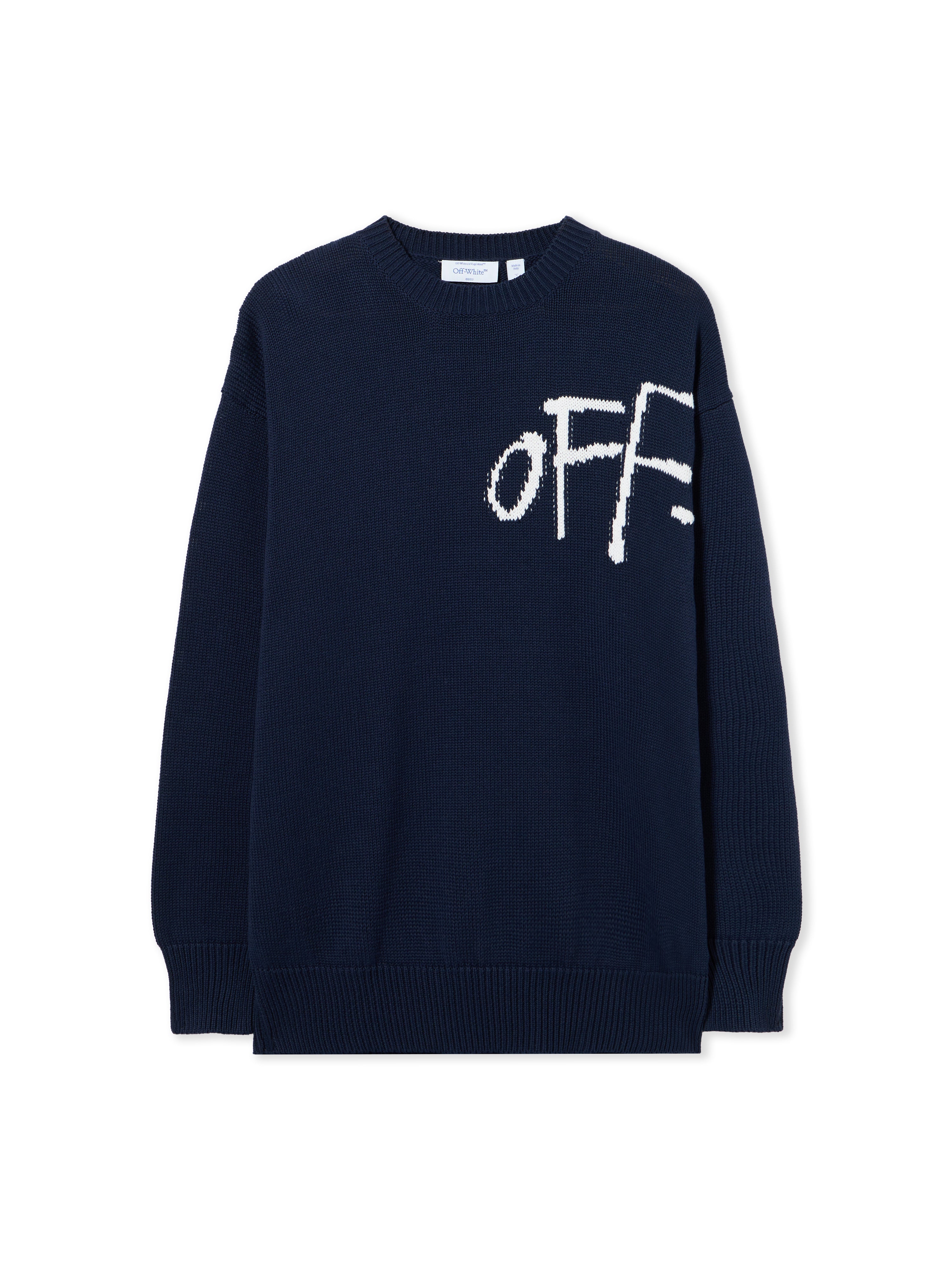 Off-White Bookish Shared Knit Crewneck