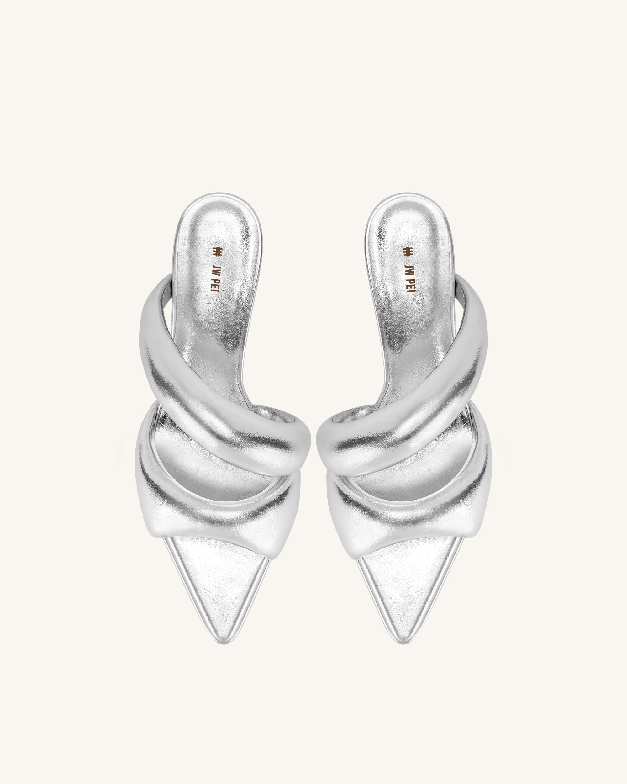 Jw Pei Sara Mule Silver