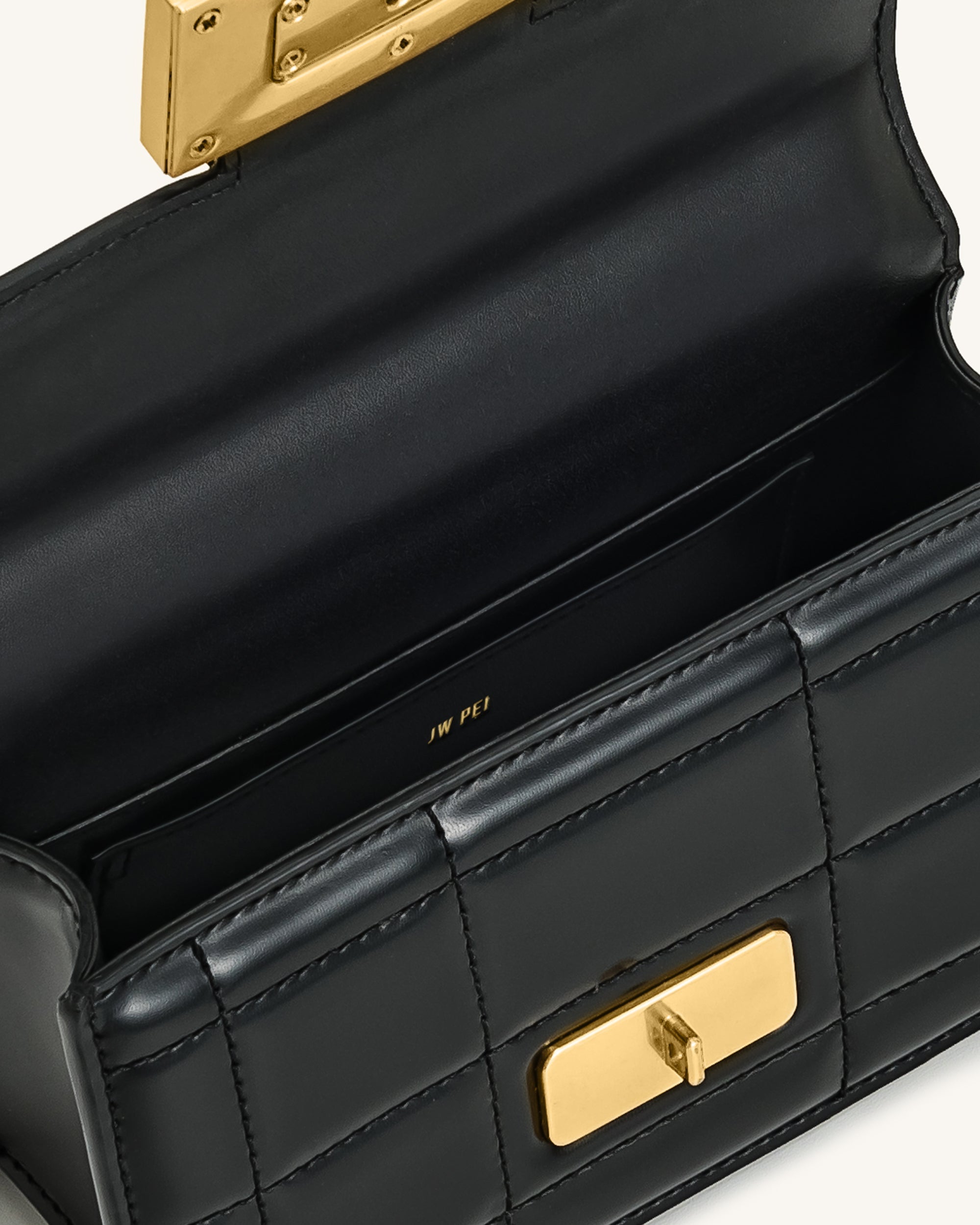 Jw Pei Kaia Bamboo Metal Handle Handbag Black
