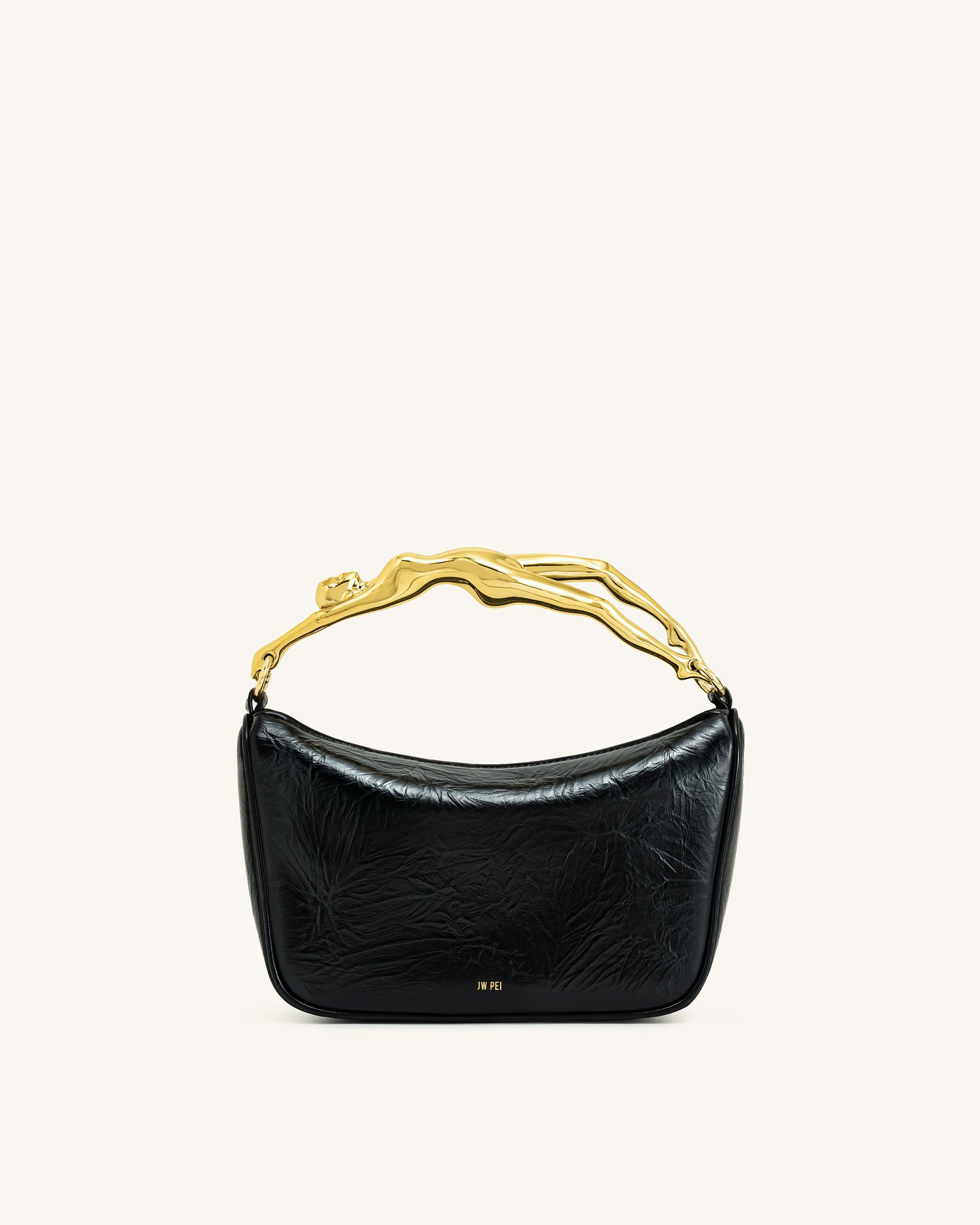 Jw Pei Jenny Human Shaped Handle Handbag Black