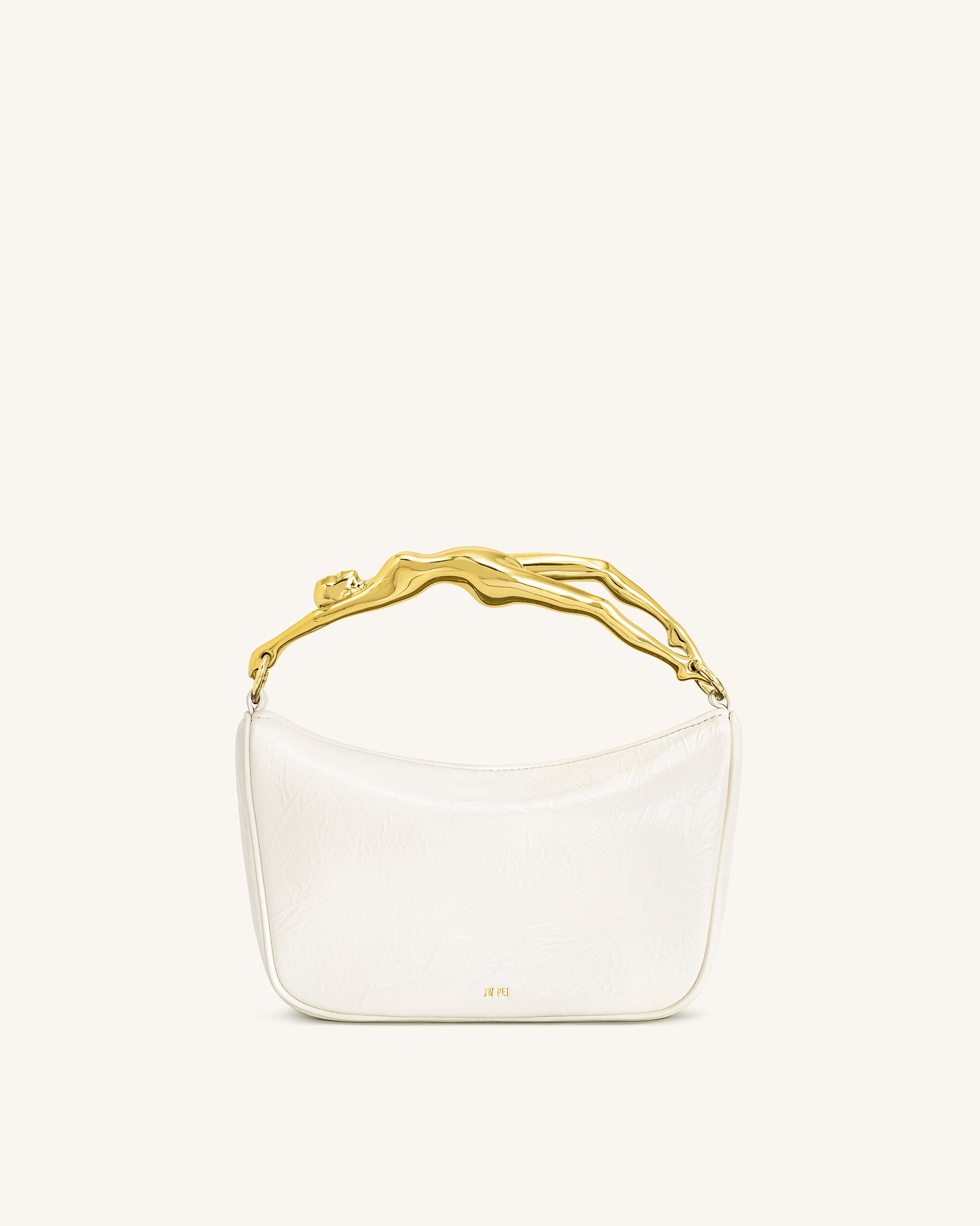 Jw Pei Jenny Human Shaped Handle Handbag White