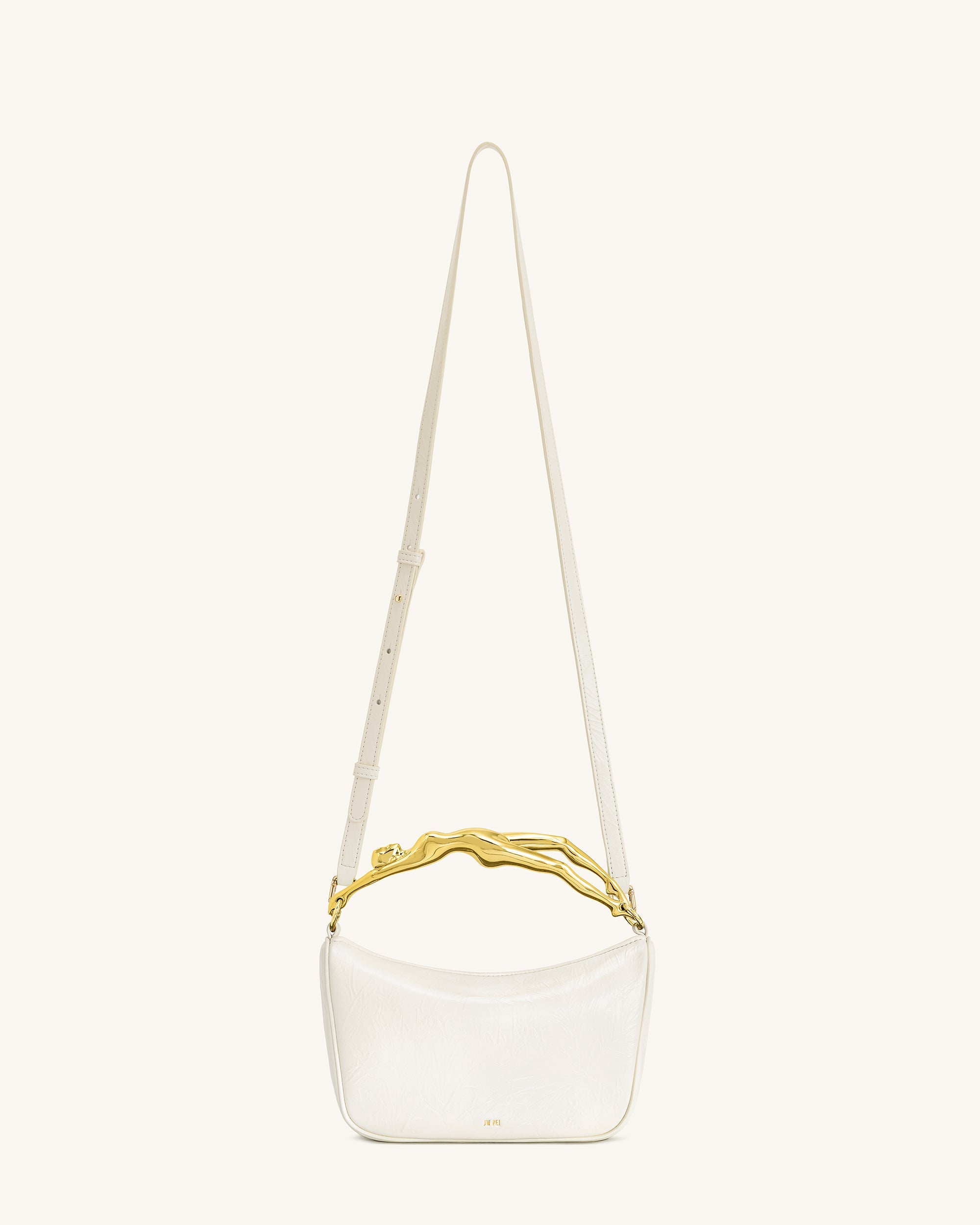 Jw Pei Jenny Human Shaped Handle Handbag White