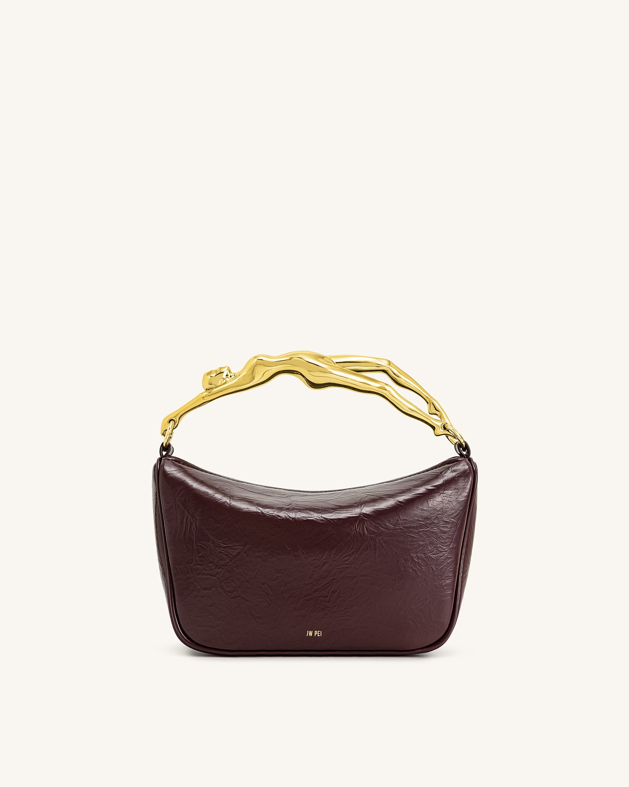 Jw Pei Jenny Human Shaped Handle Handbag Deep Burgundy