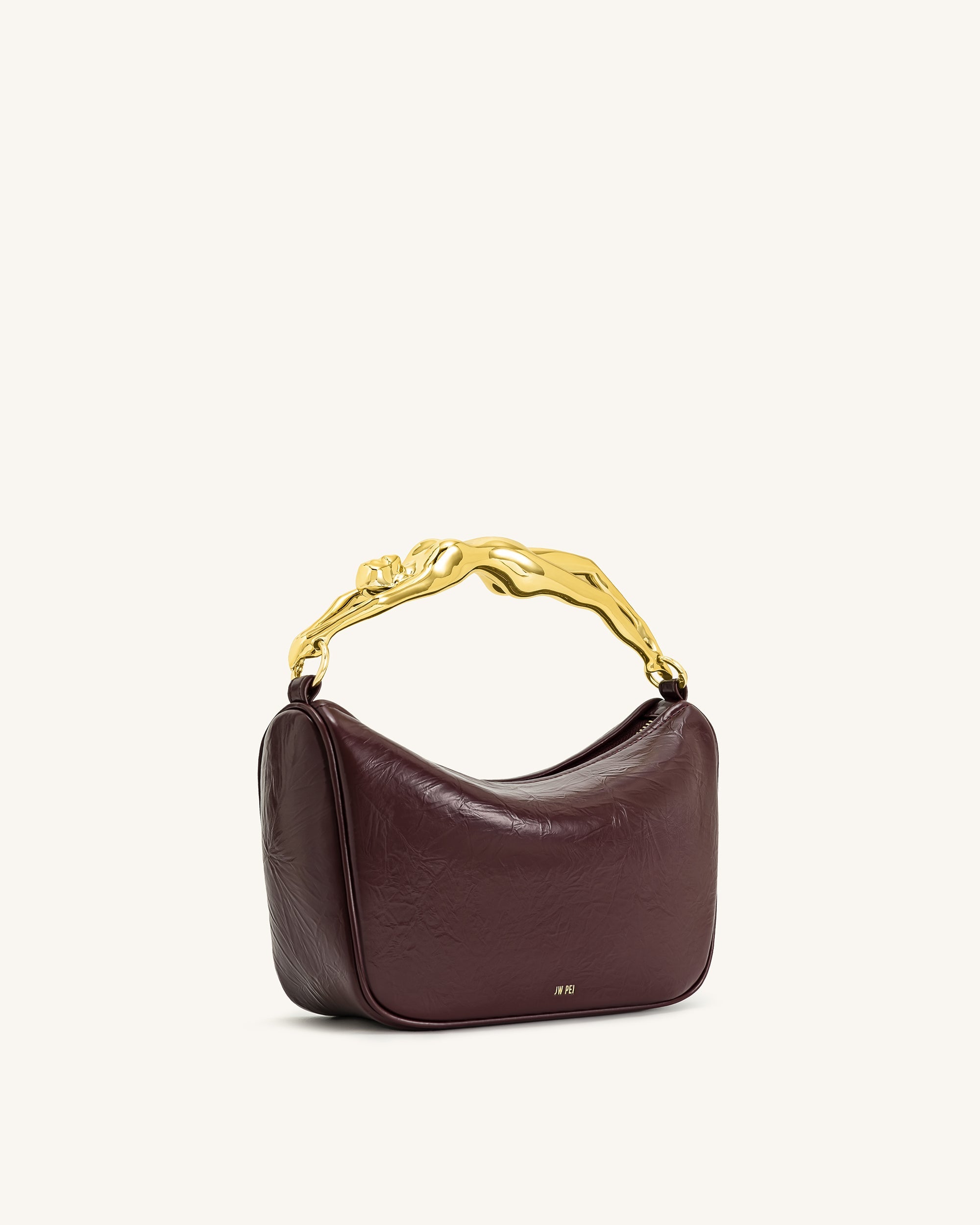 Jw Pei Jenny Human Shaped Handle Handbag Deep Burgundy