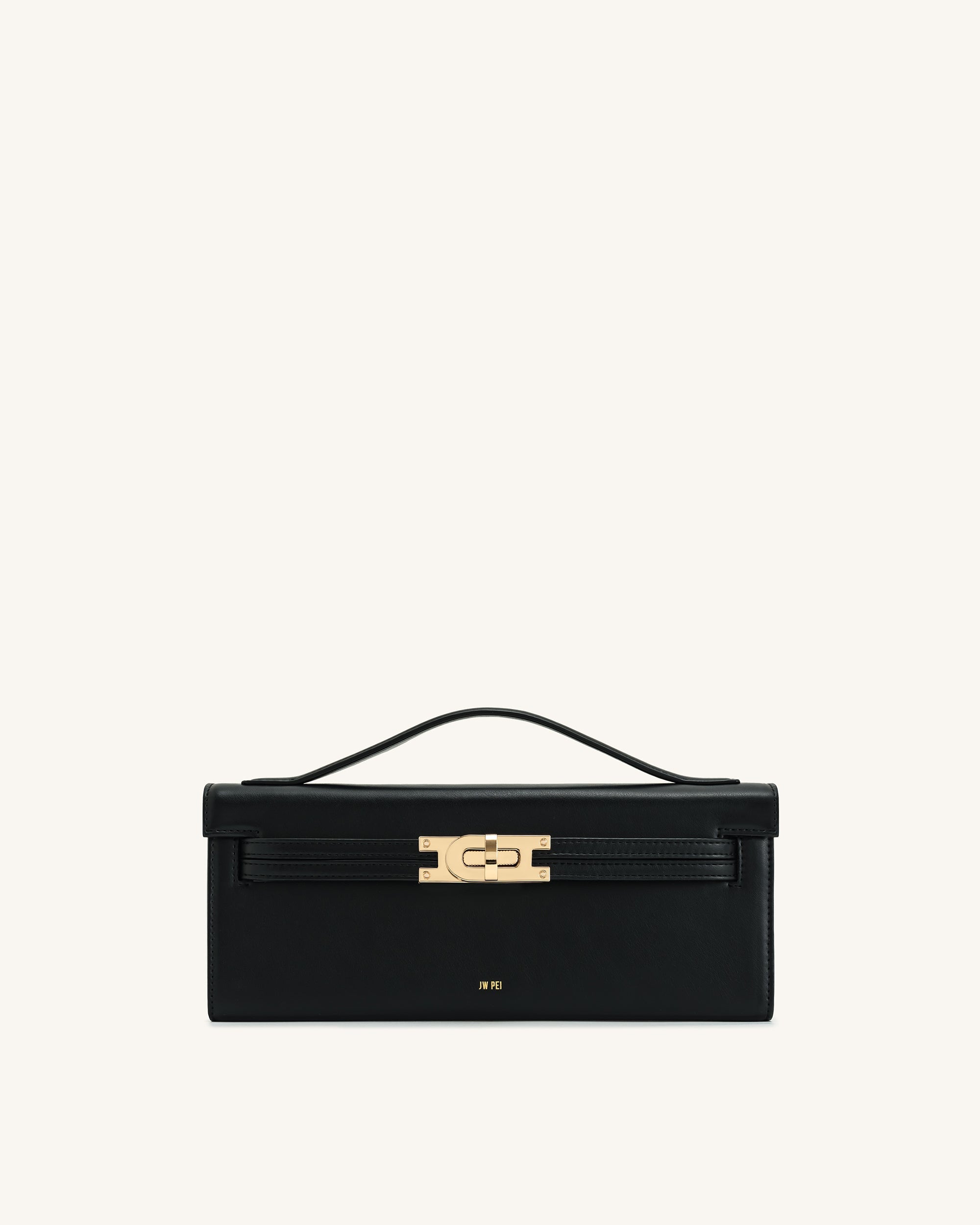 Jw Pei Bria Structured Top Handle Bag Black