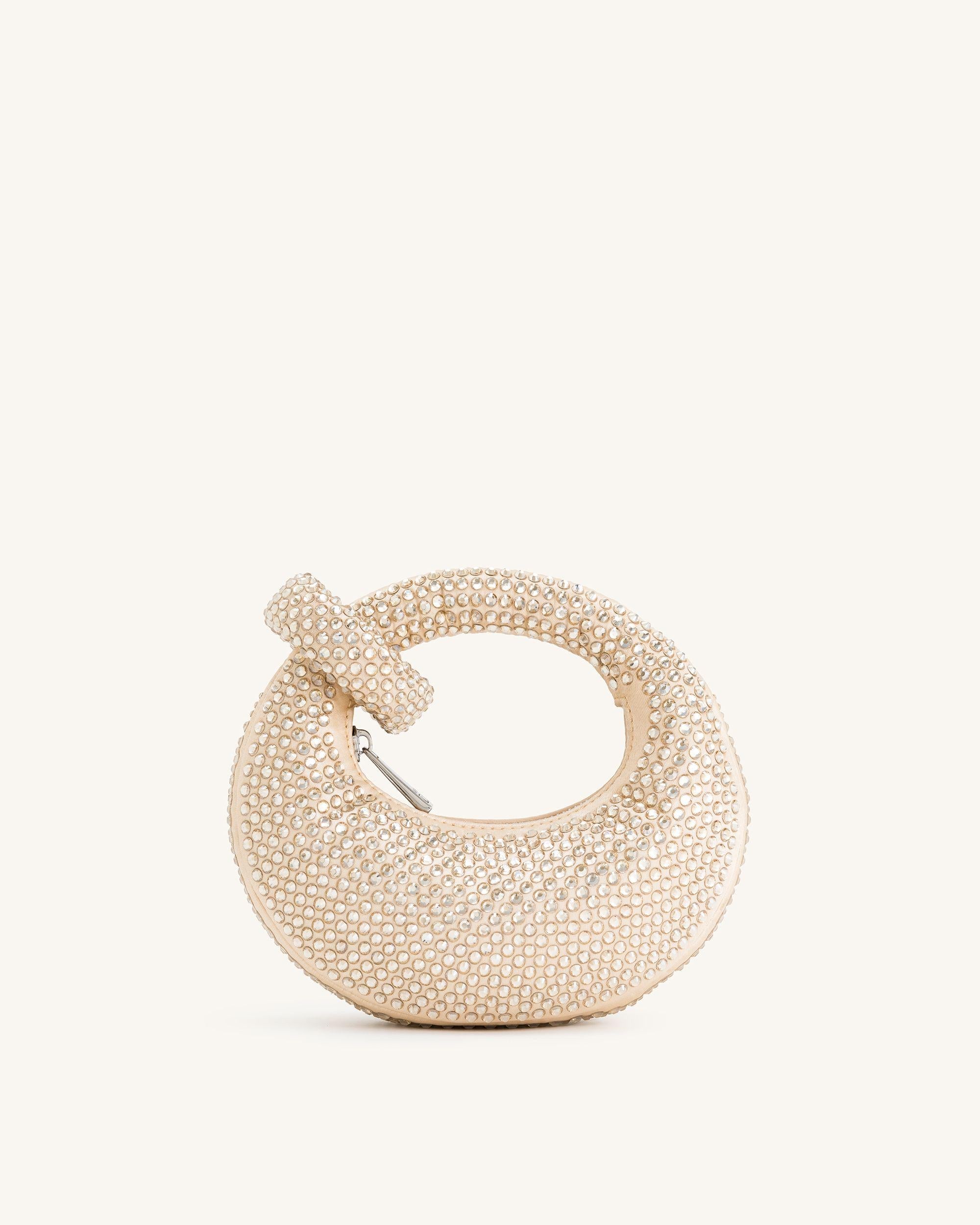Jw Pei Abacus Artificial Crystal Mini Top Handle Bag Yellow