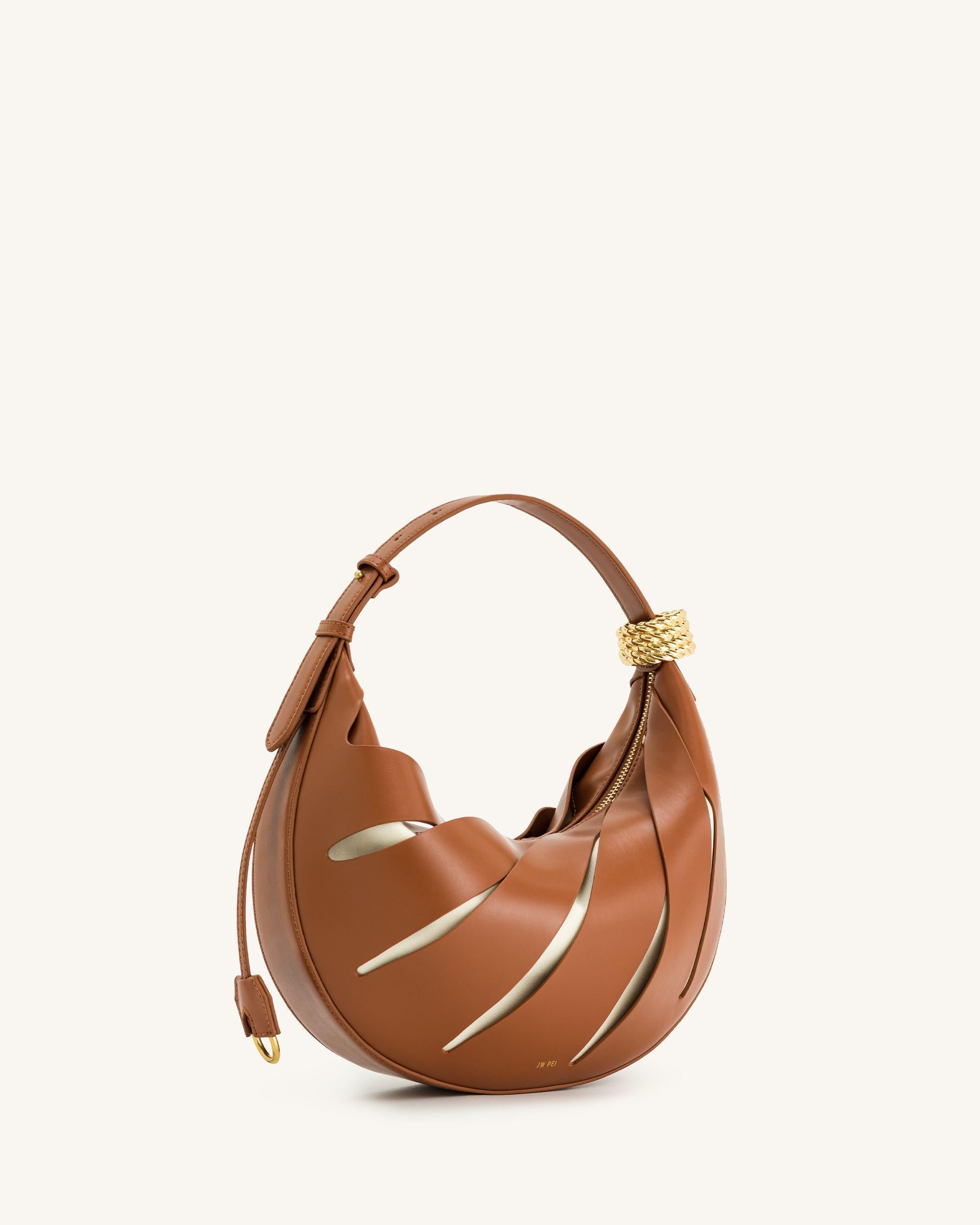 Jw Pei Jana Hollow Out Shoulder Bag Brown