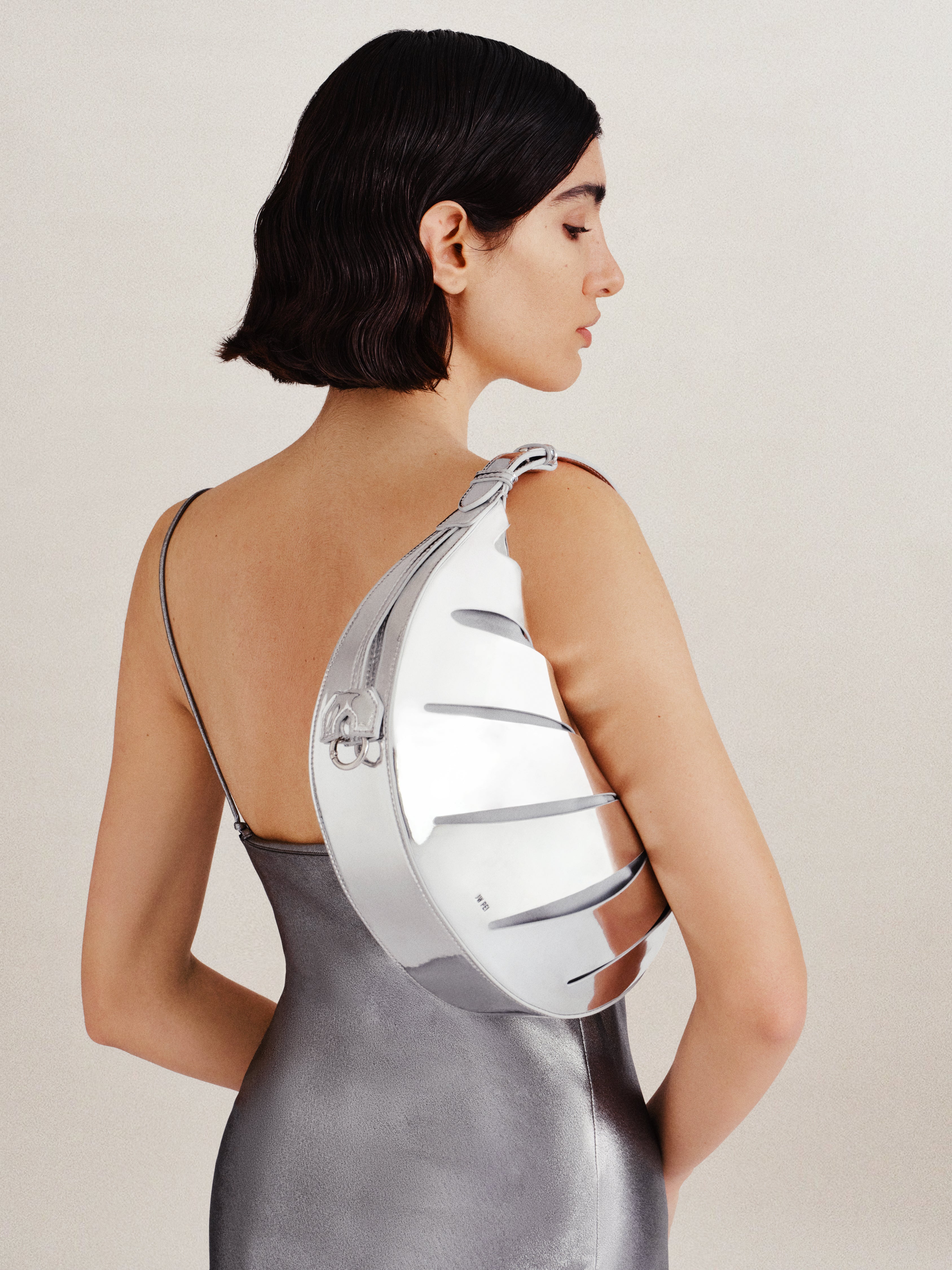 Jw Pei Jana Hollow Out Shoulder Bag Silver