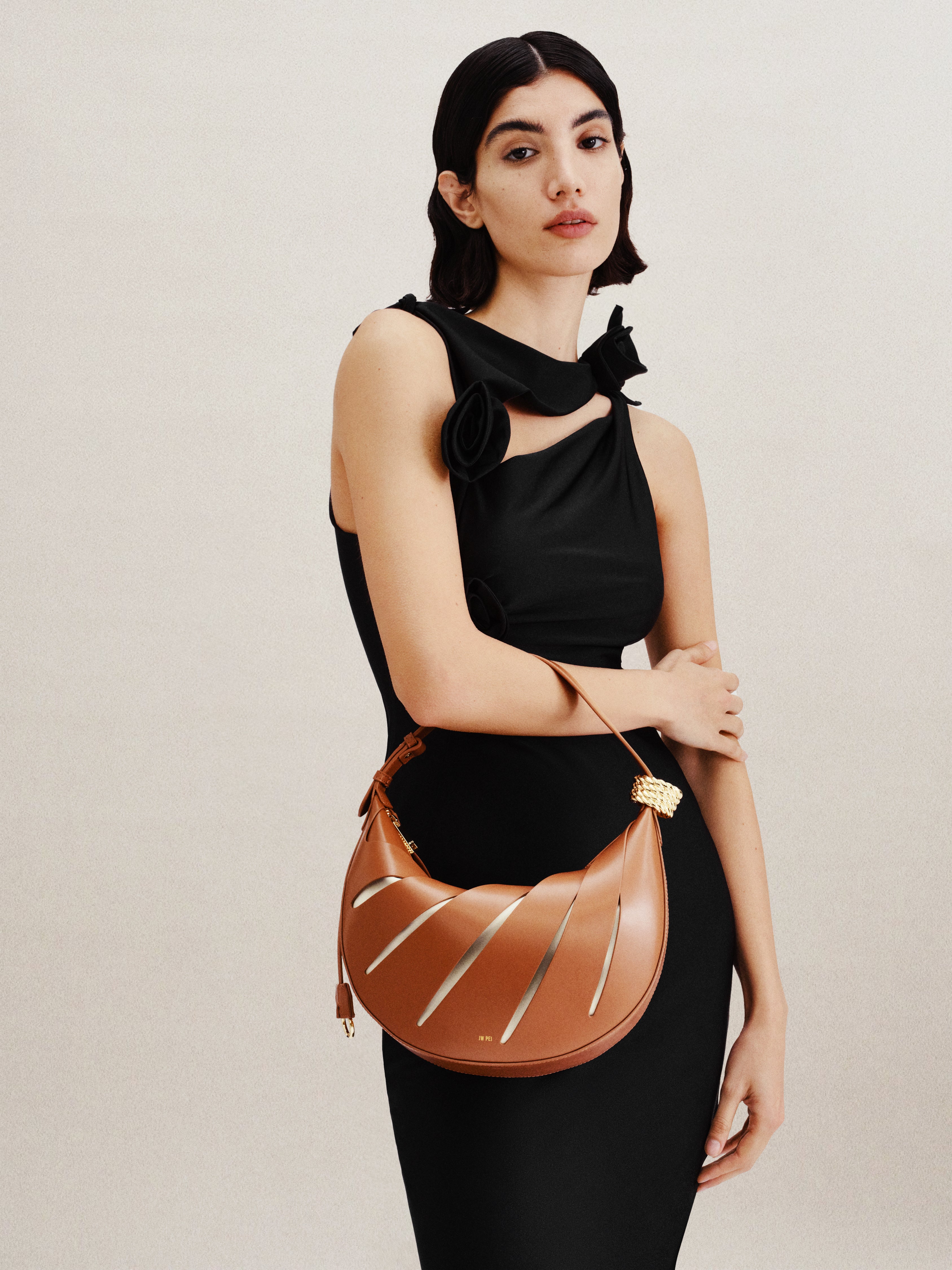 Jw Pei Jana Hollow Out Shoulder Bag Brown