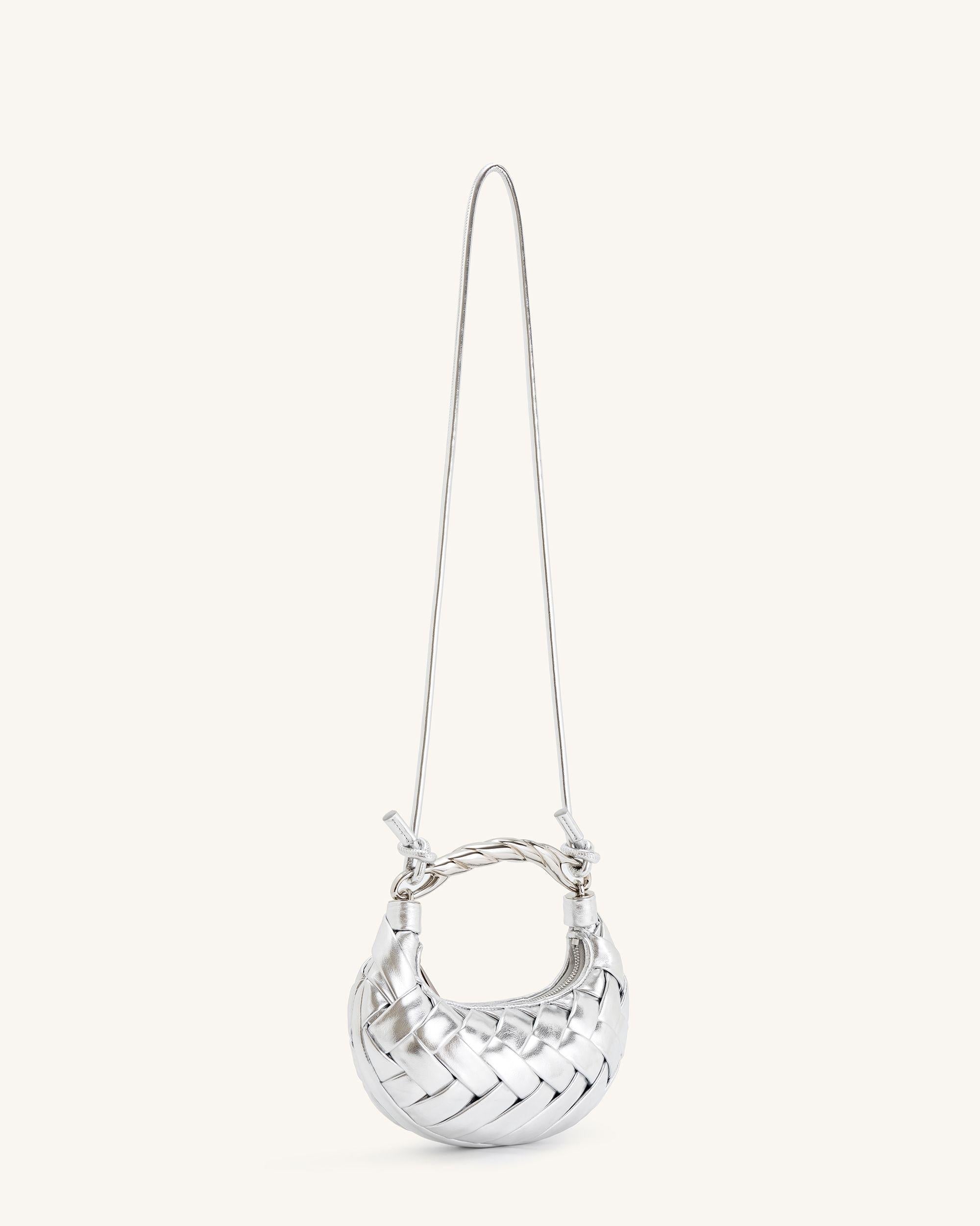 Jw Pei Orla Weave Handbag Silver