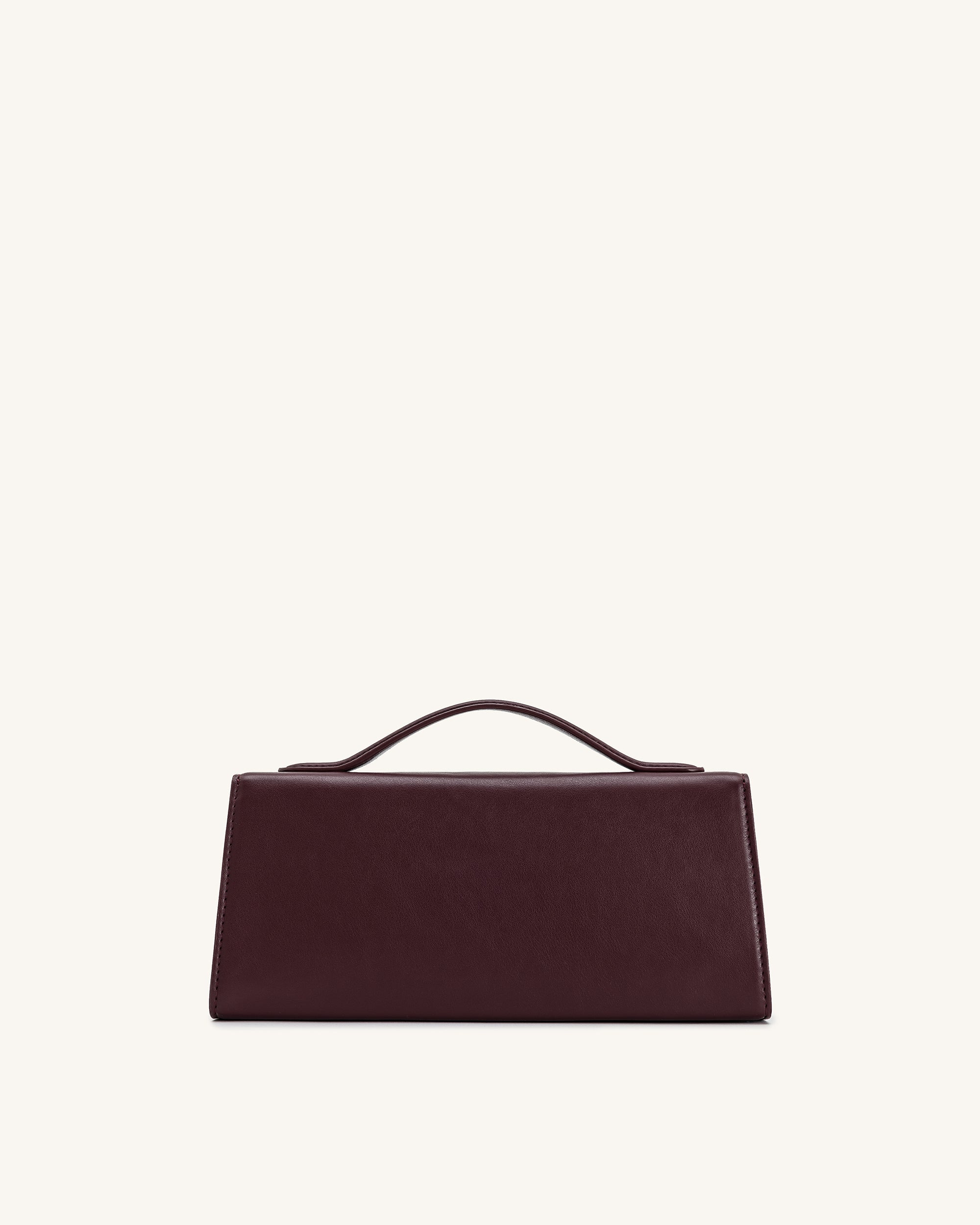 Jw Pei Lena Metal Rope Knot Top Handle Bag Deep Claret