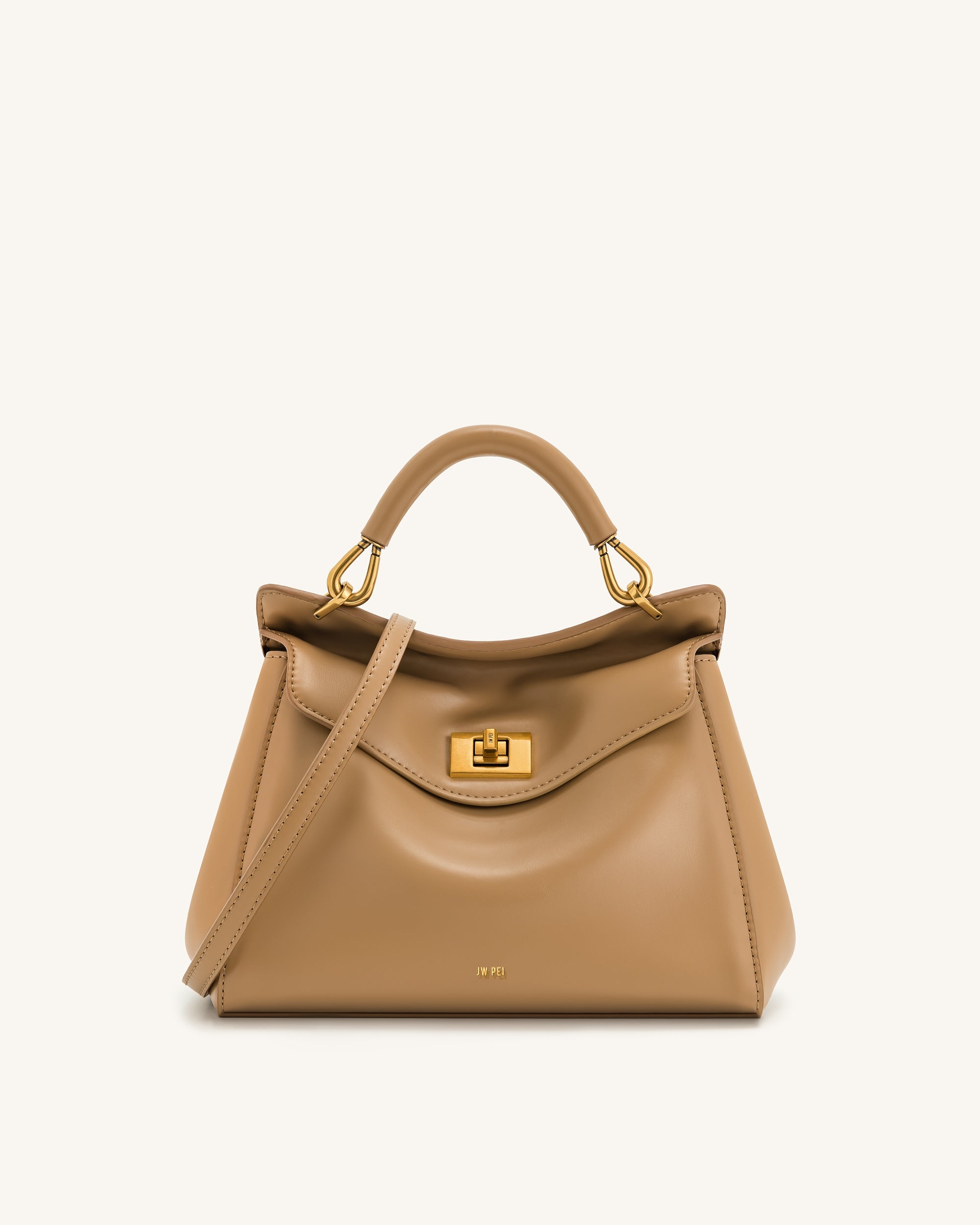 Jw Pei Lucia Classic Top Handbag Brown
