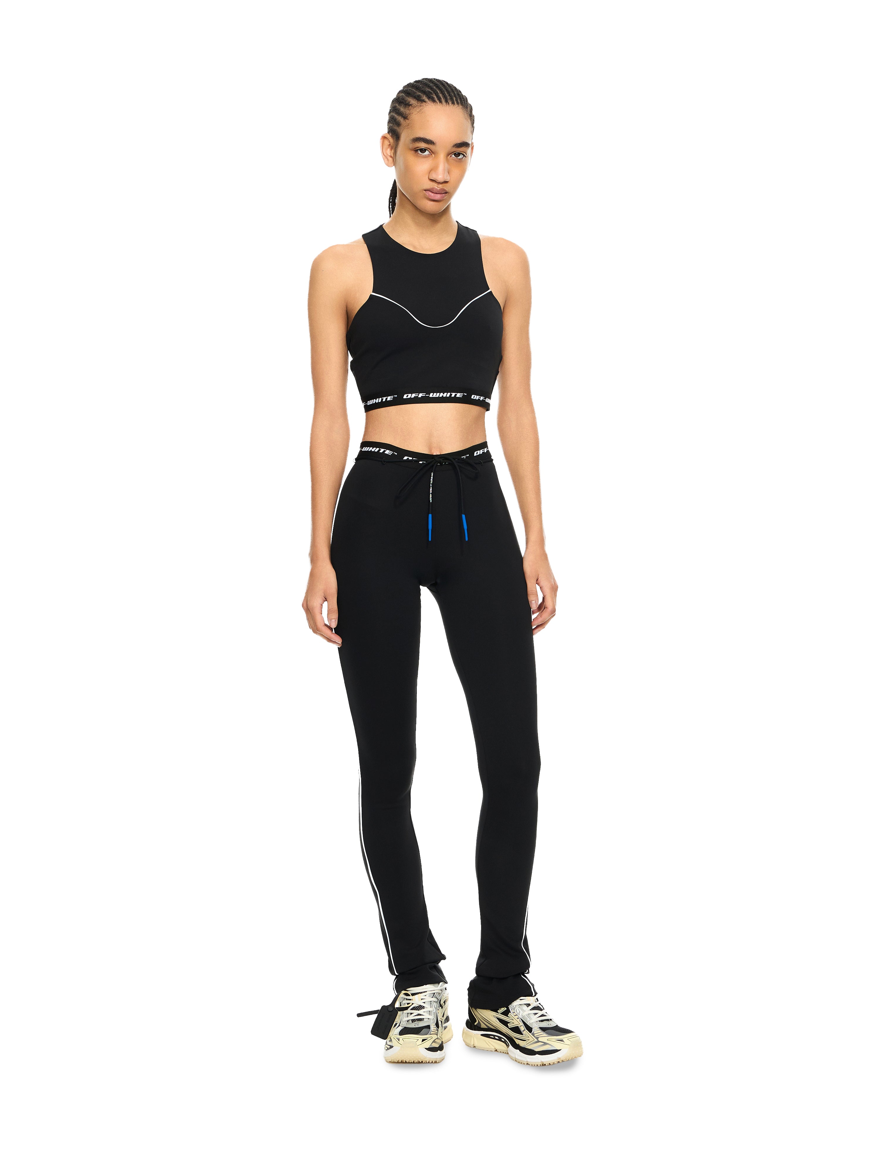 Off-White Logoband Crop Top Black
