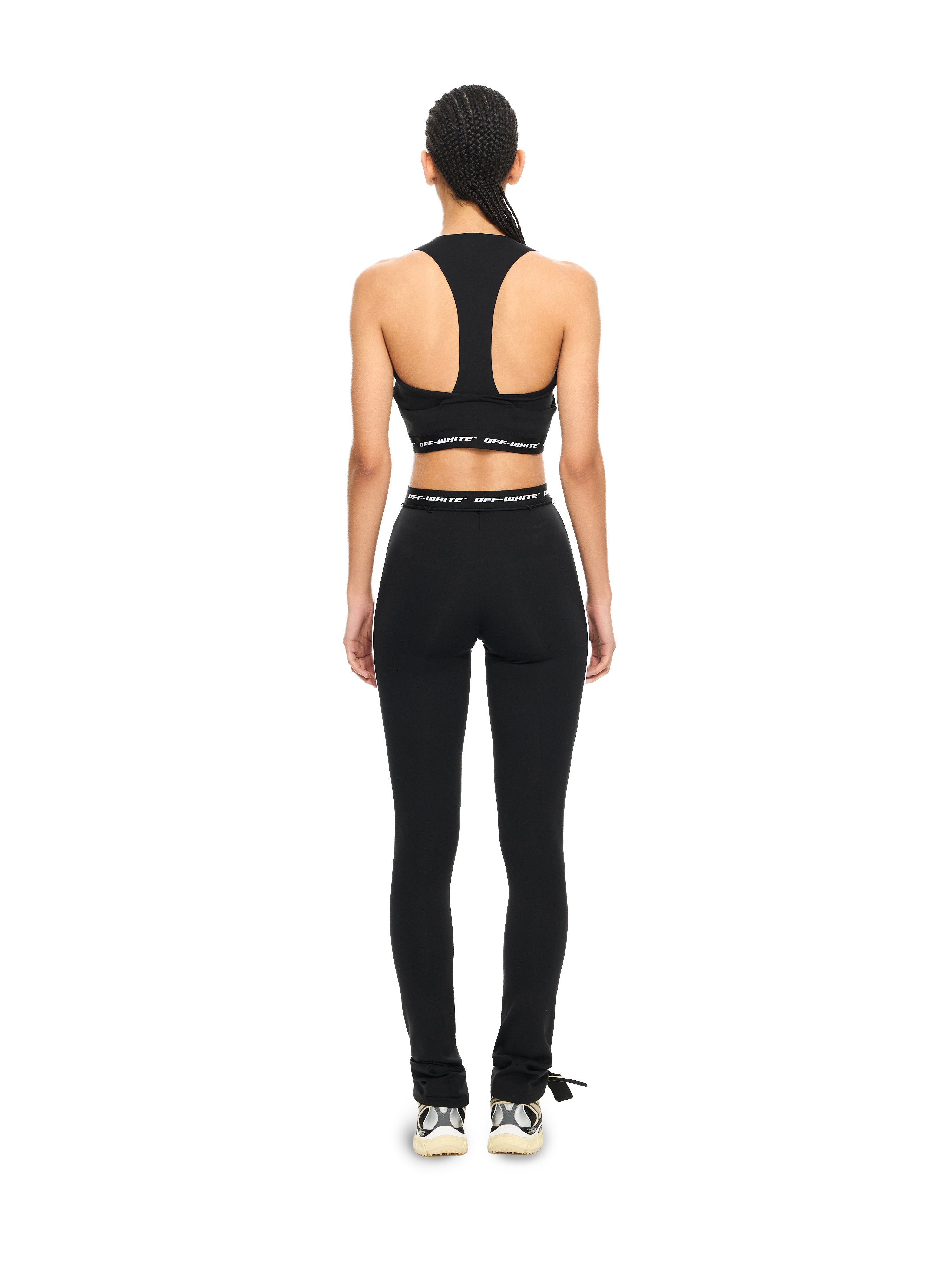 Off-White Logoband Crop Top Black