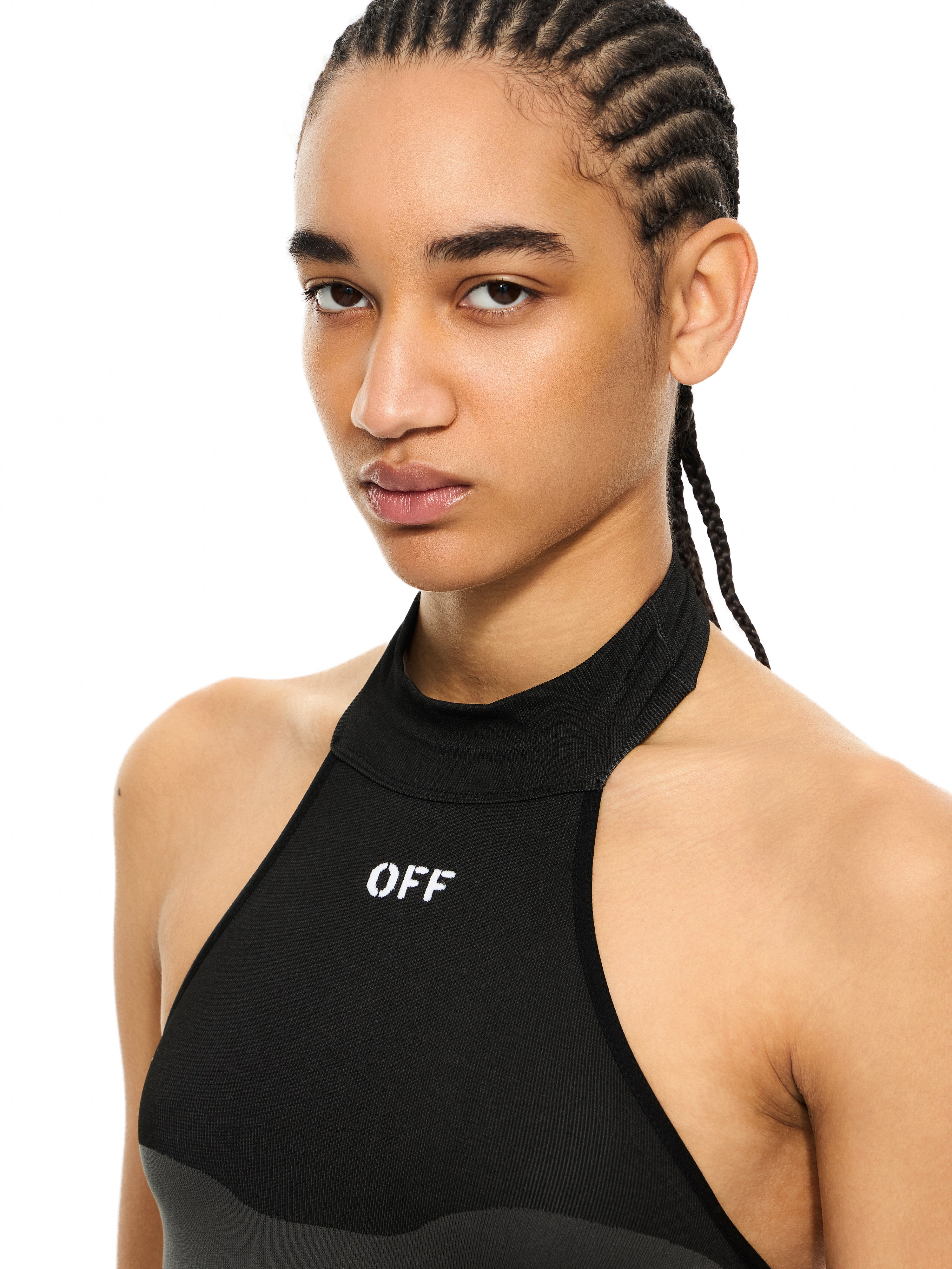 Off-White Racing Seamless Top Black