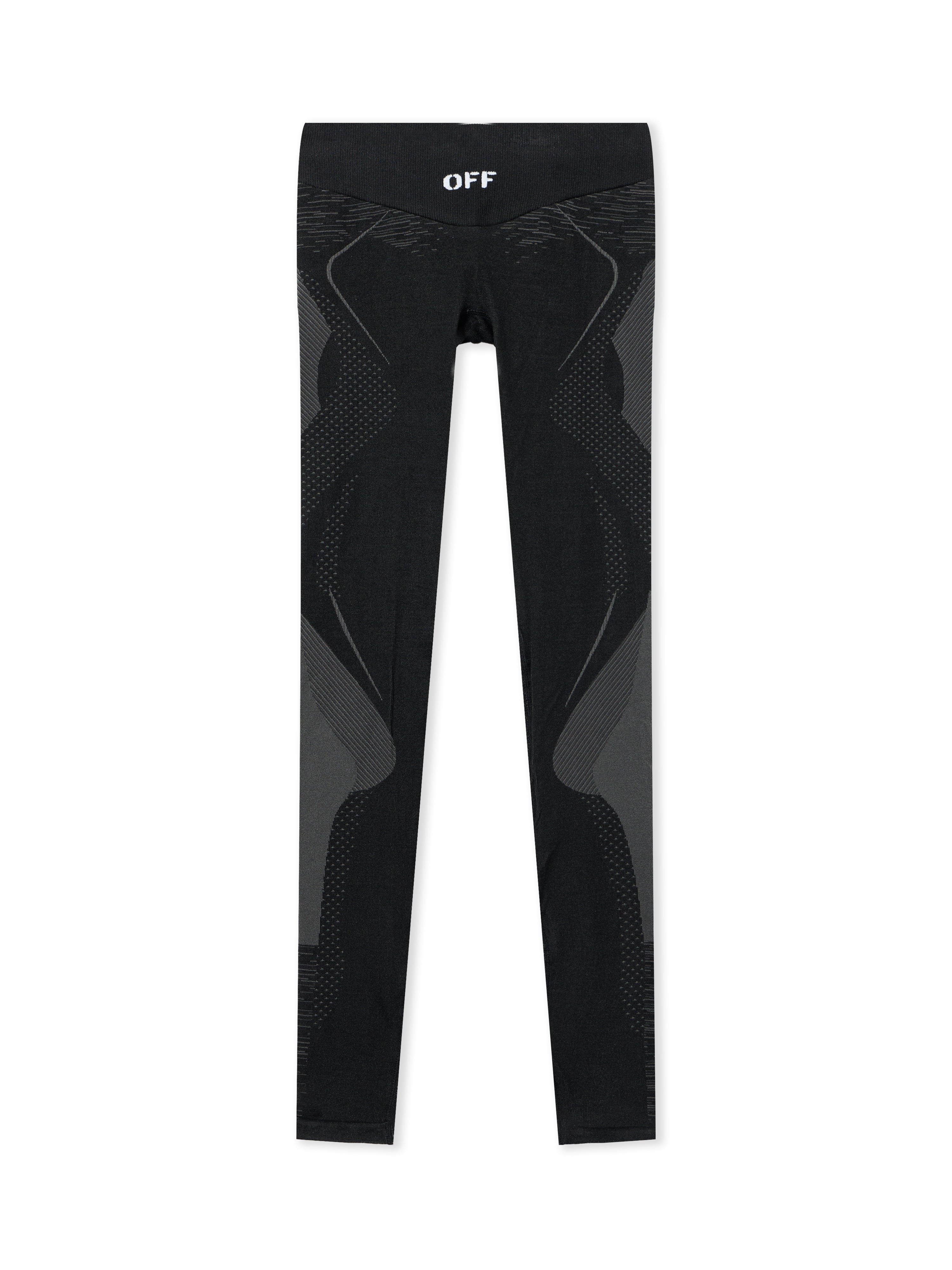 Off-White Racing Seamless Leggings Black