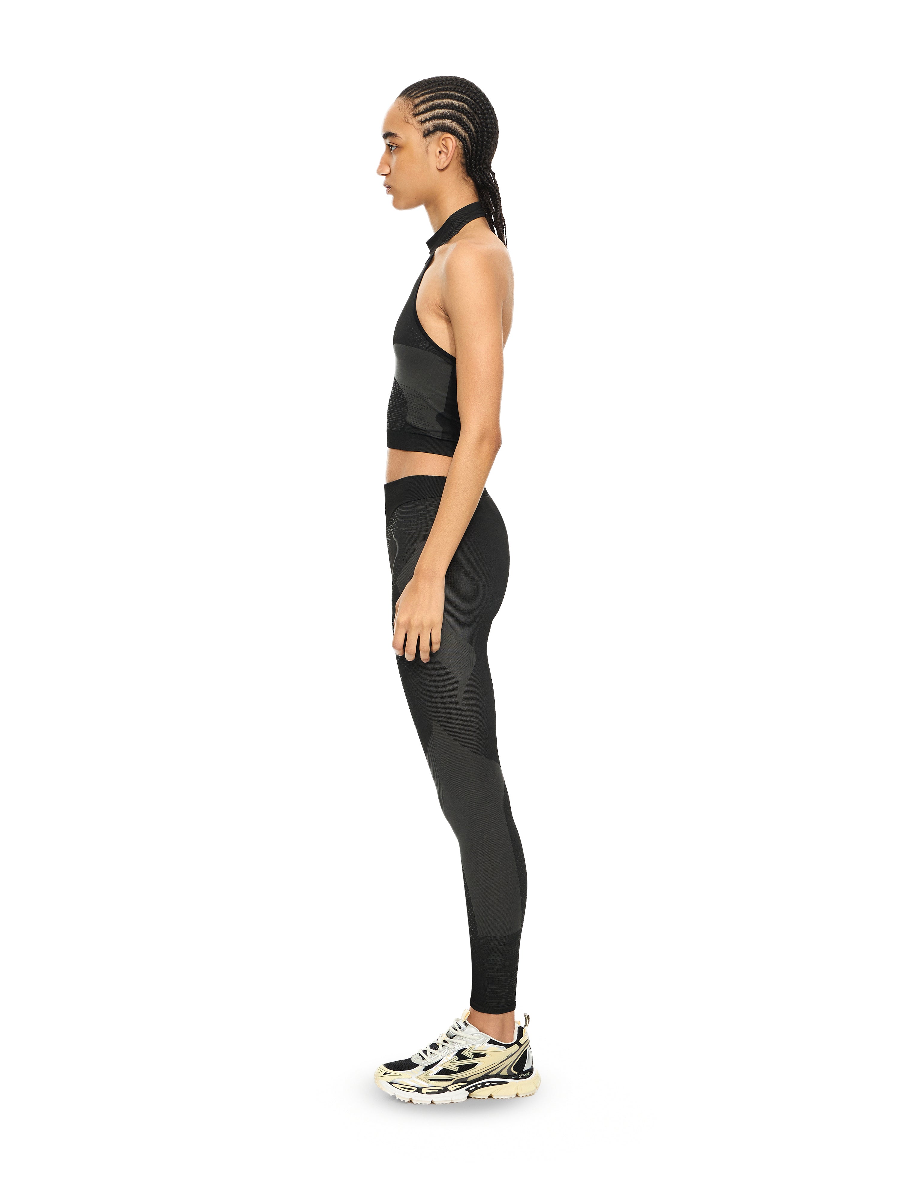 Off-White Racing Seamless Leggings Black