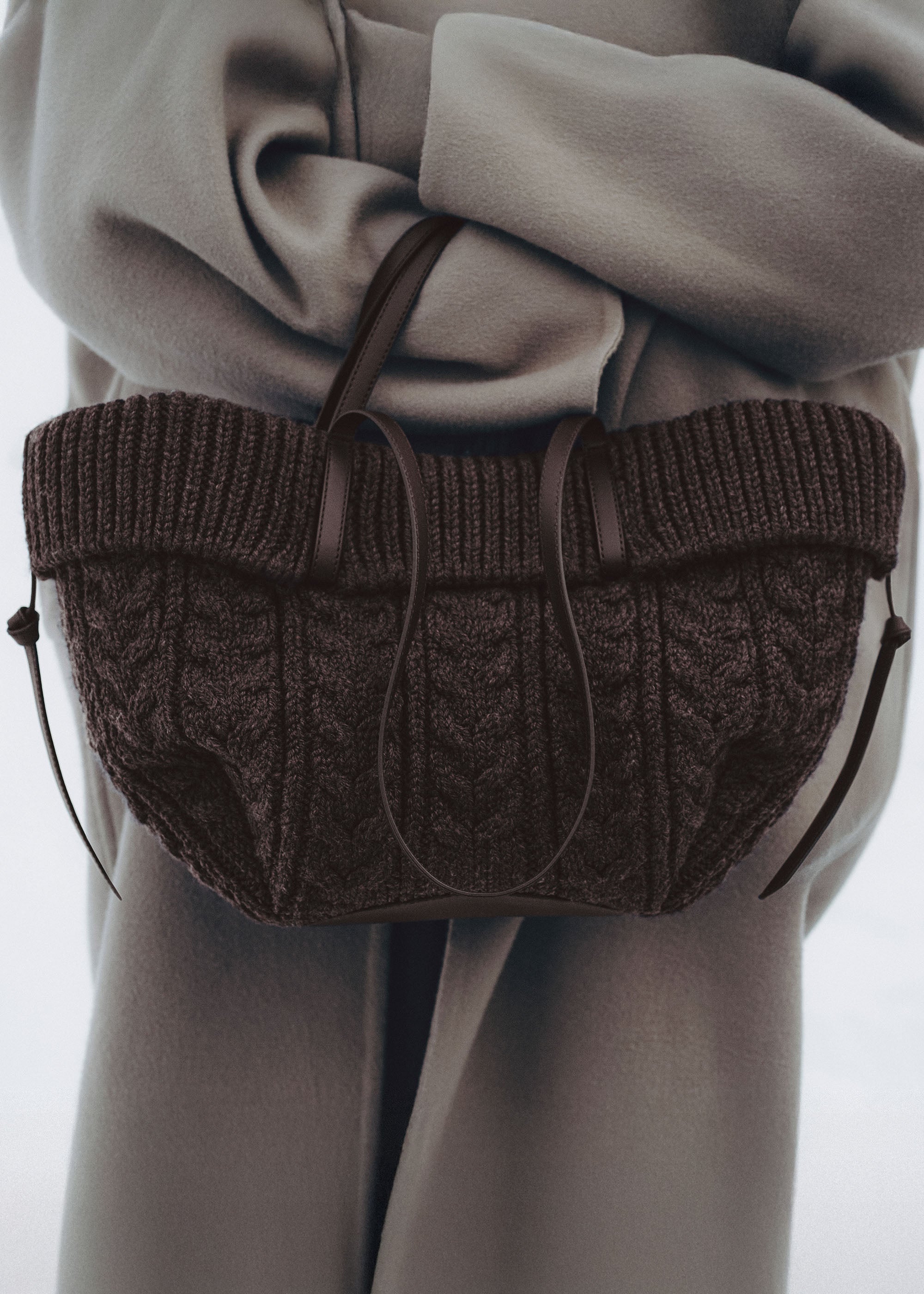 Polene Cyme Mini Merino Ebony