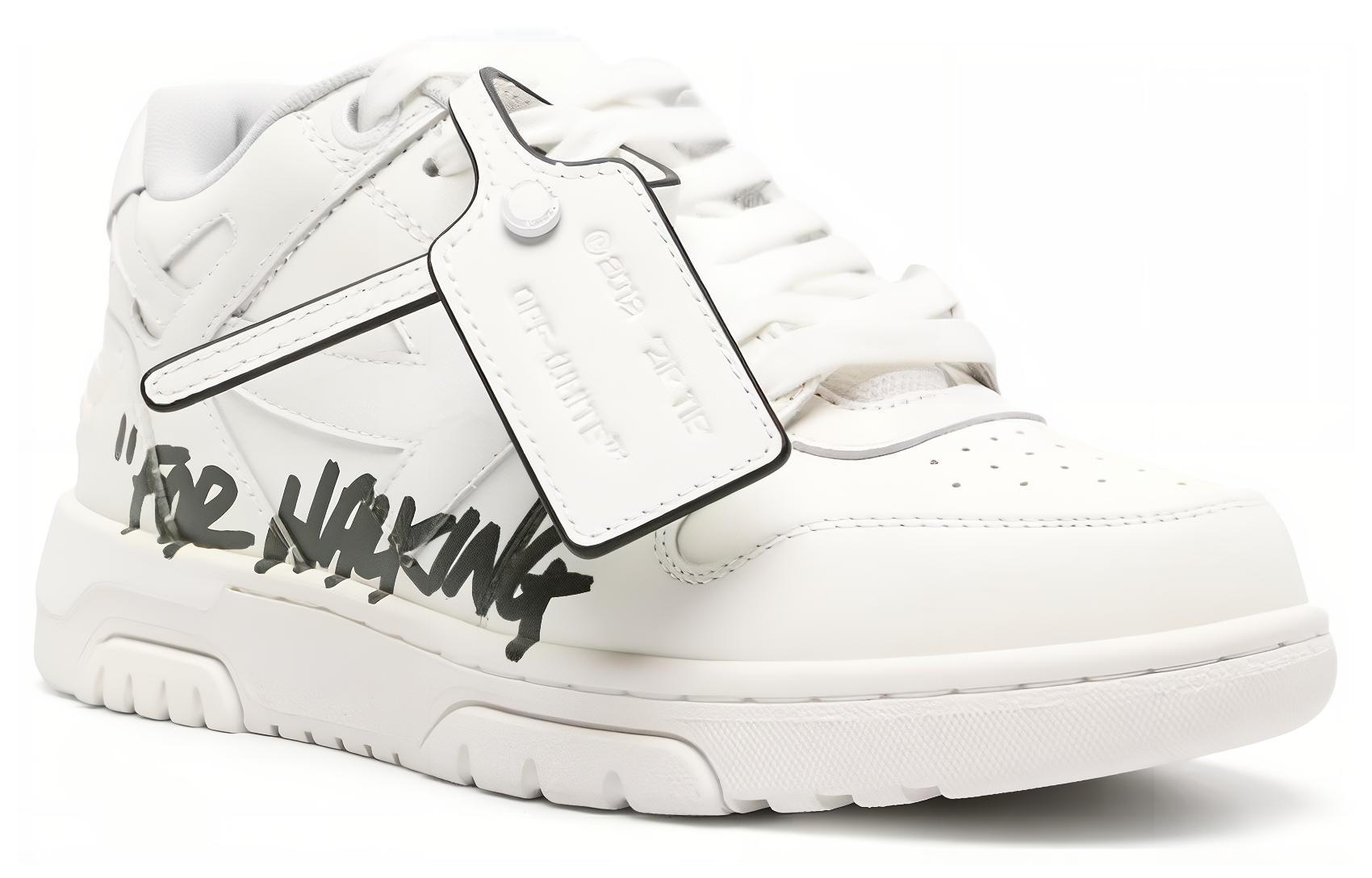 OFF-WHITE Out Of Office OOO For Walking White Black (Women's)