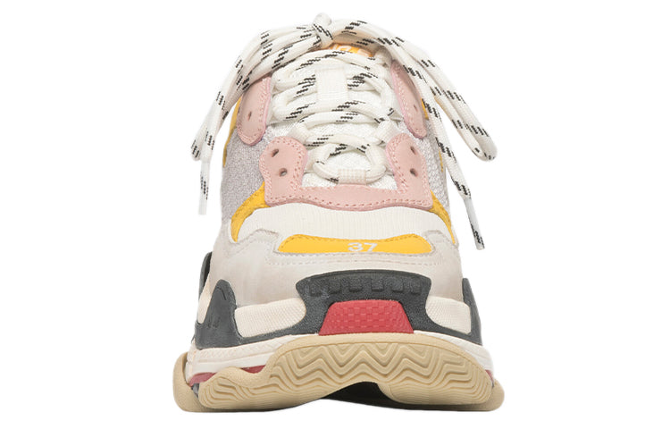 Balenciaga Triple S Cream Yellow Red (Women's)