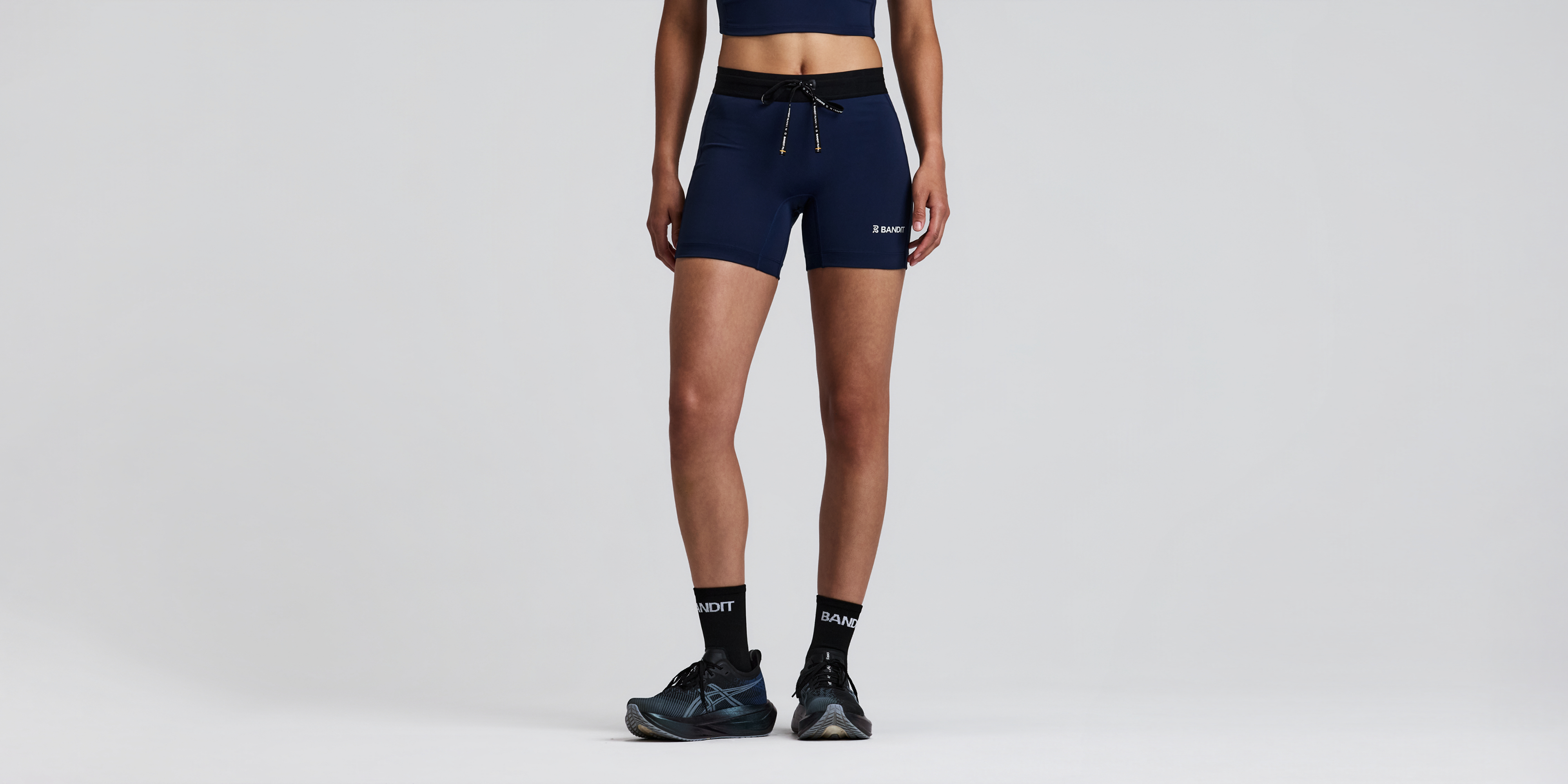 Bandit Stamina 5 Womens Compression Shorts Ny Navy New