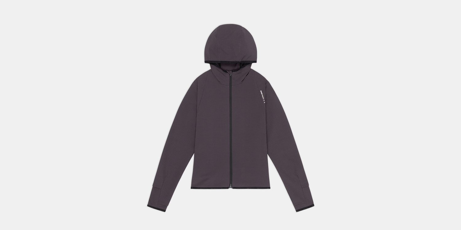 Bandit Womens Windproof Auragrid Jacket Shadow