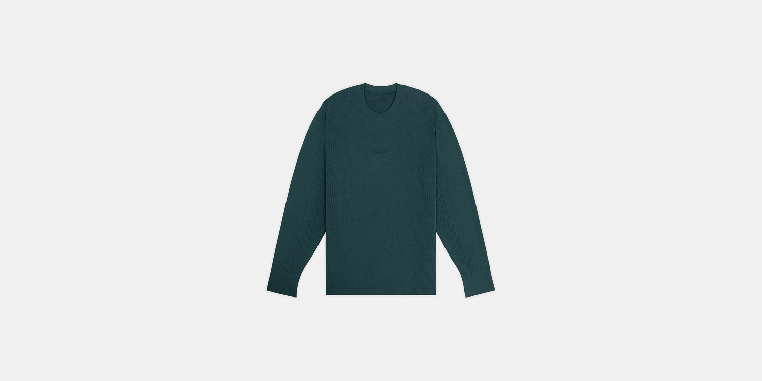 Bandit Mens Mercury Seamless Long Sleeve Storm Gradient