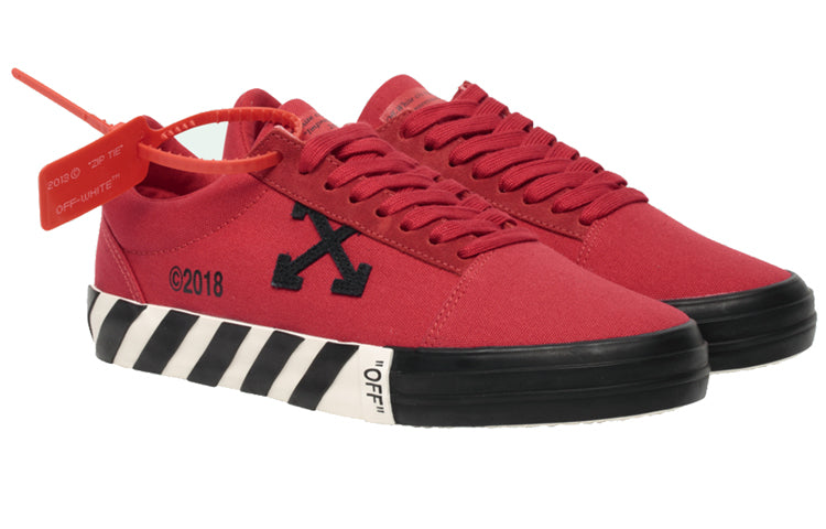 OFF-WHITE Vulc Low Red